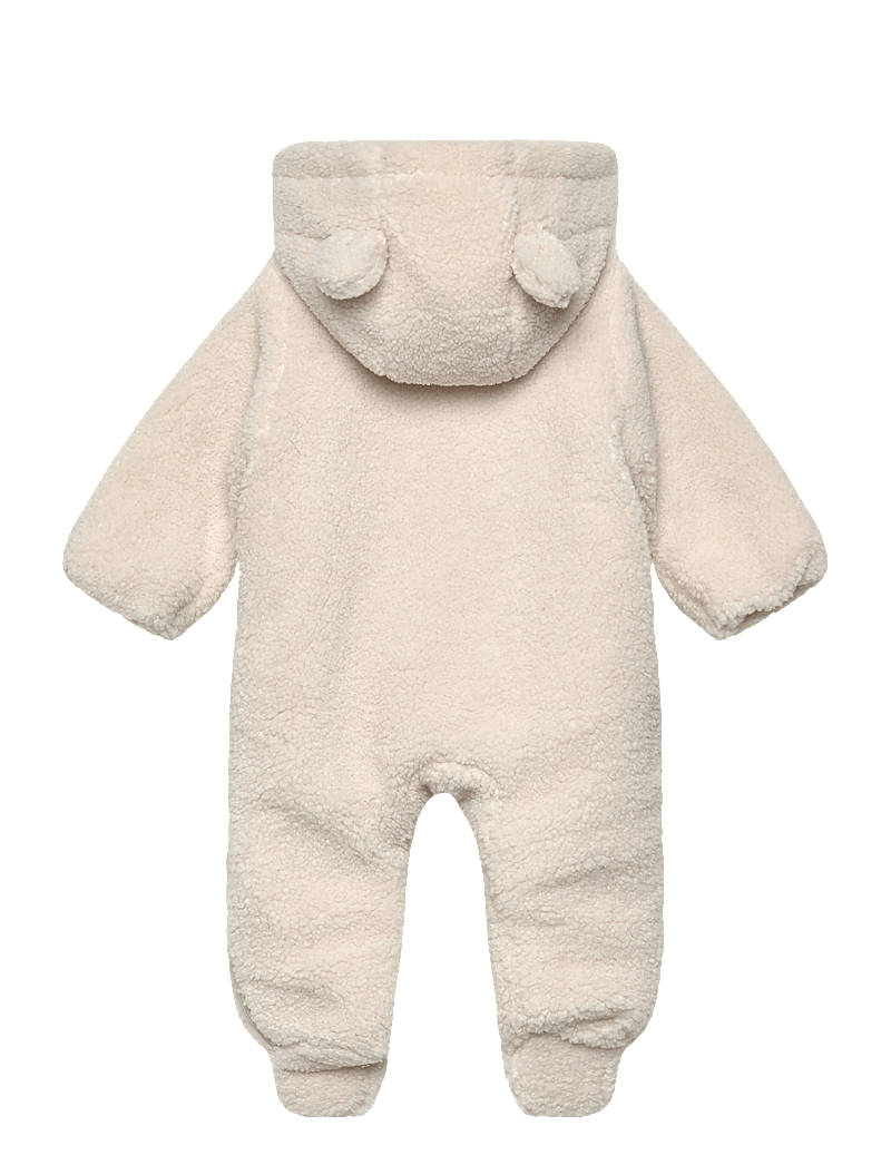 Mango - Long shearling coat - byxdress - light beige - 3