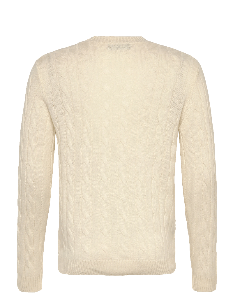 Mango - 100% wool braided sweater - rundhals - light beige - 2