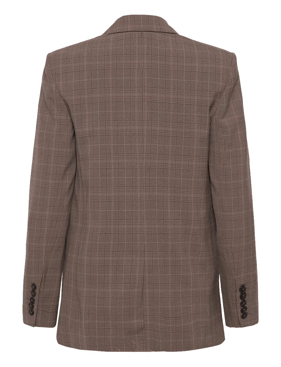 Mango - Check suit jacket - medium brown - 2