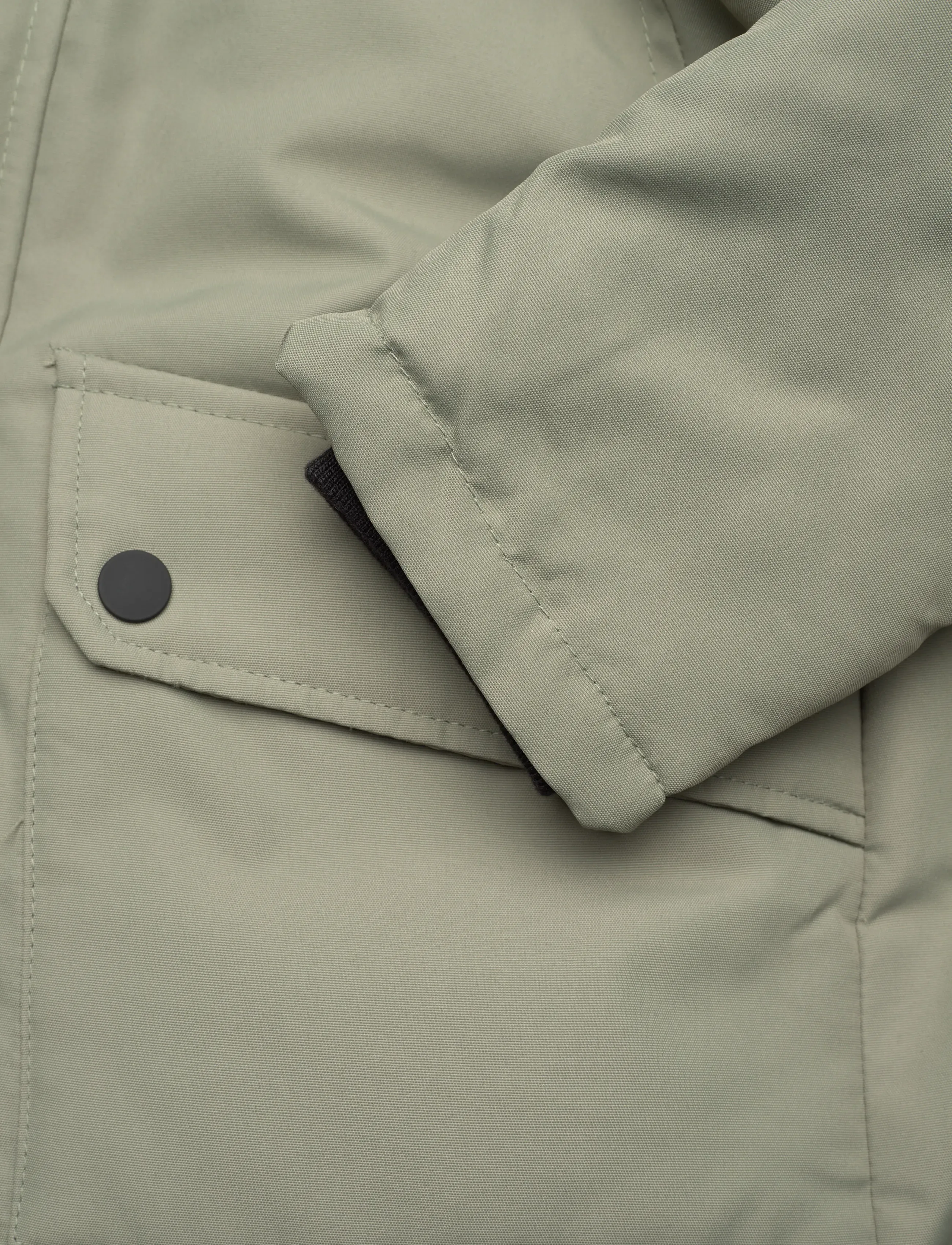Mango - Anorak with shearling-effect hood - Üleriided - green - 3