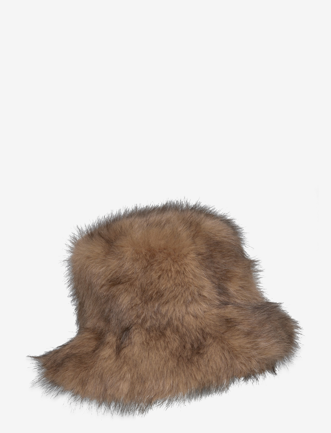 Mango - Faux-fur bucket hat - bøllehatte - medium brown - 1