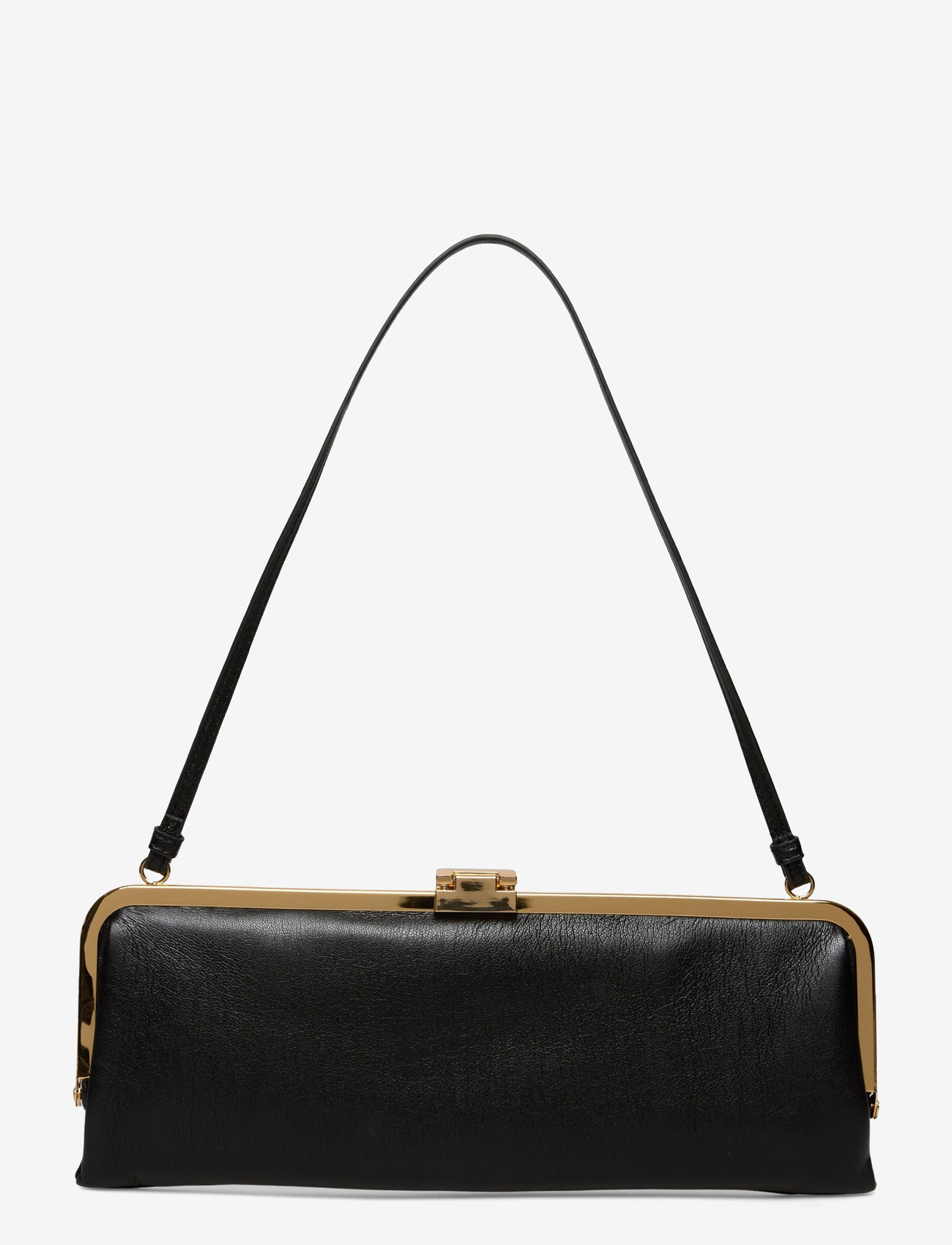 Mango - Metallic clutch handbag - laveste priser - black - 2