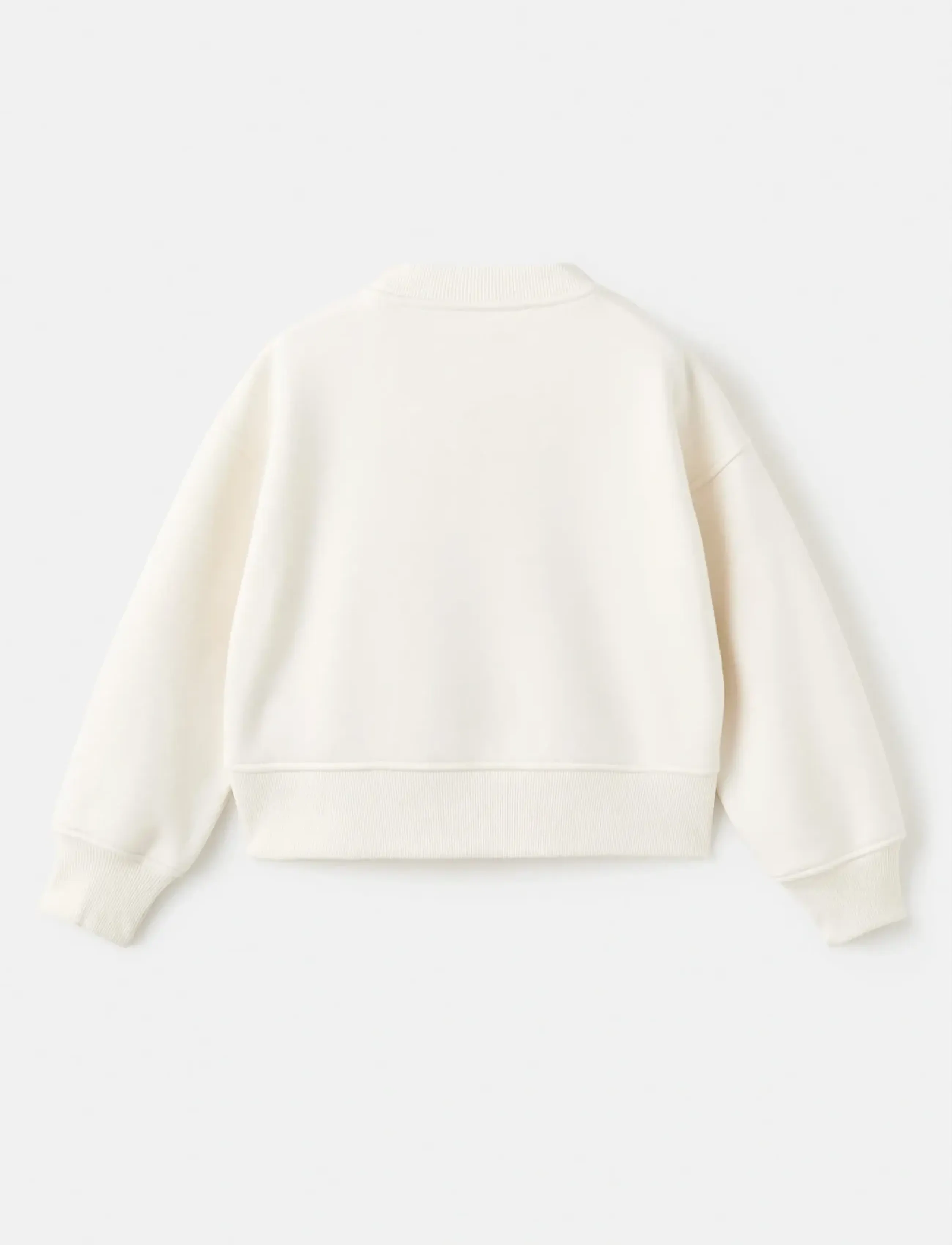 Mango - Embroidered cotton sweatshirt - dressipluusid - natural white - 3