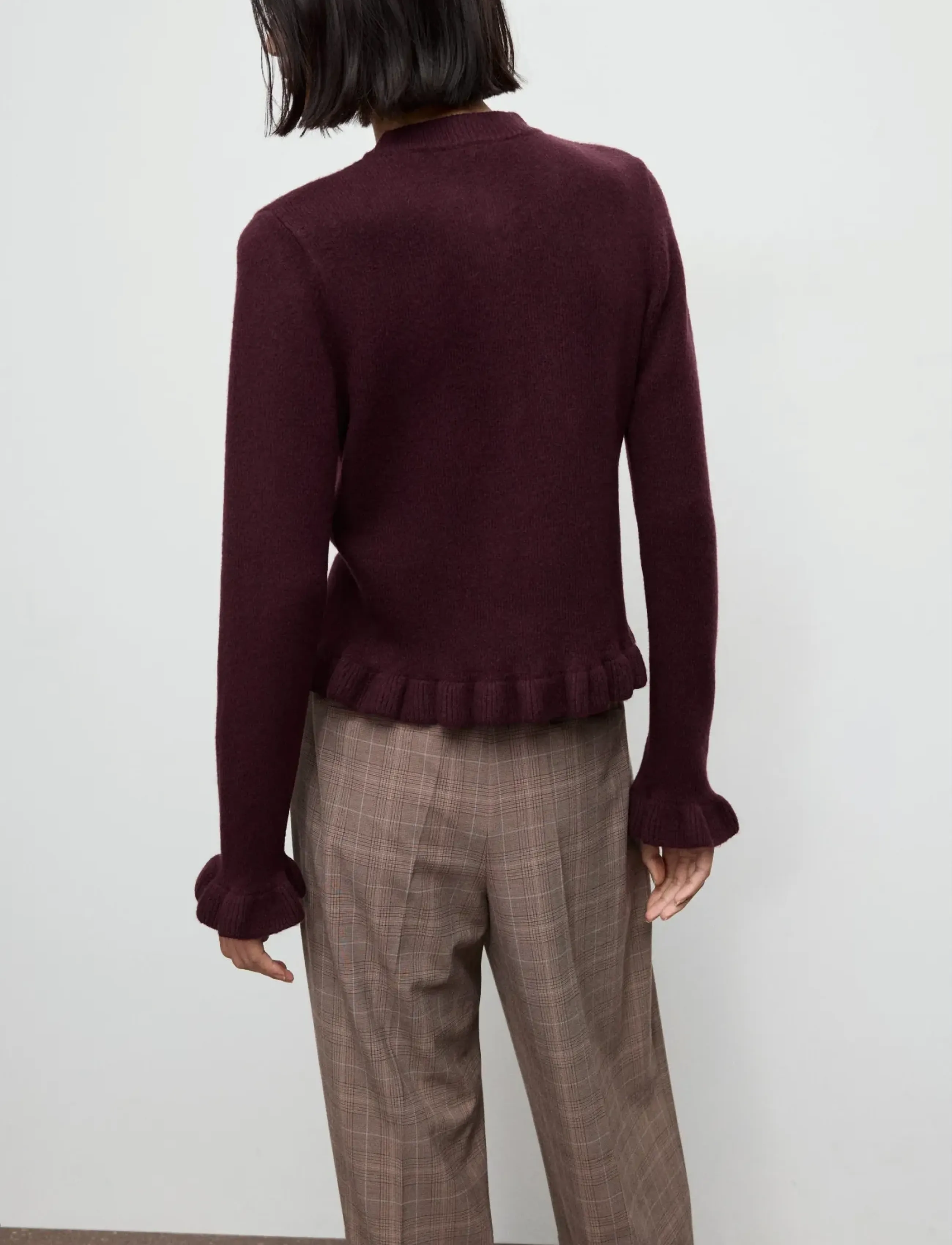 Ruffle Knit Cardigan 2
