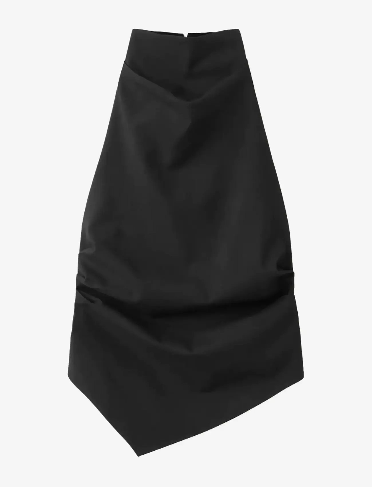 Mango - Halter top with open back - festtoppe - black - 0