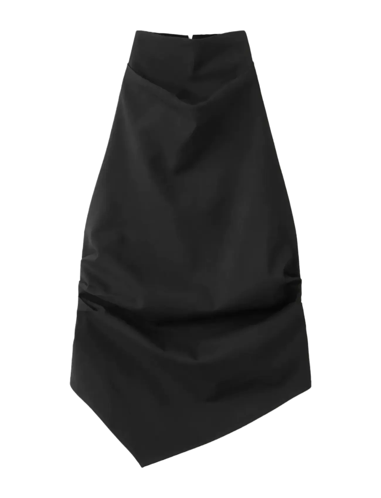Mango - Halter top with open back - black - 1
