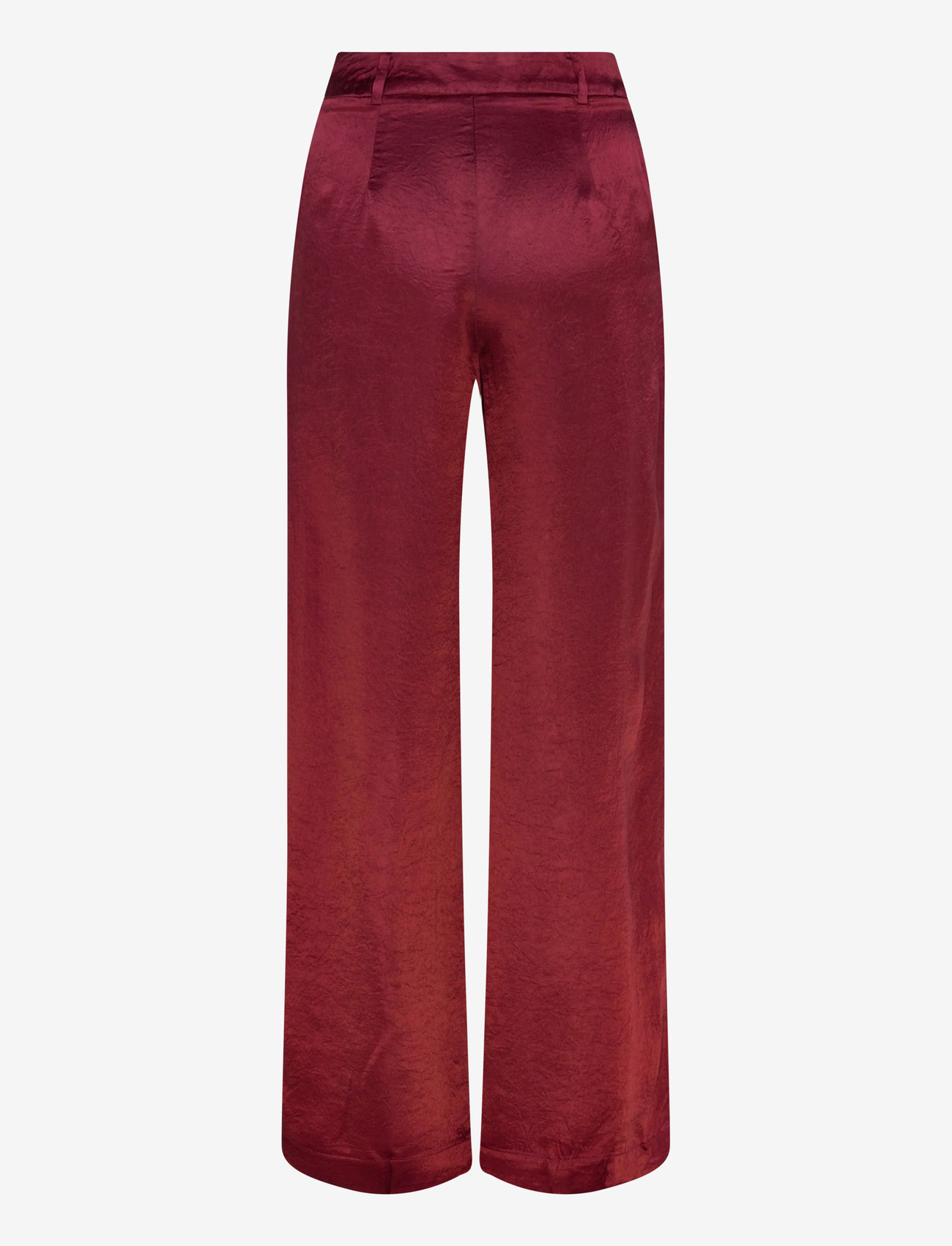 Mango - Satin wide-leg trousers - hosen mit weitem bein - rust - copper - 1