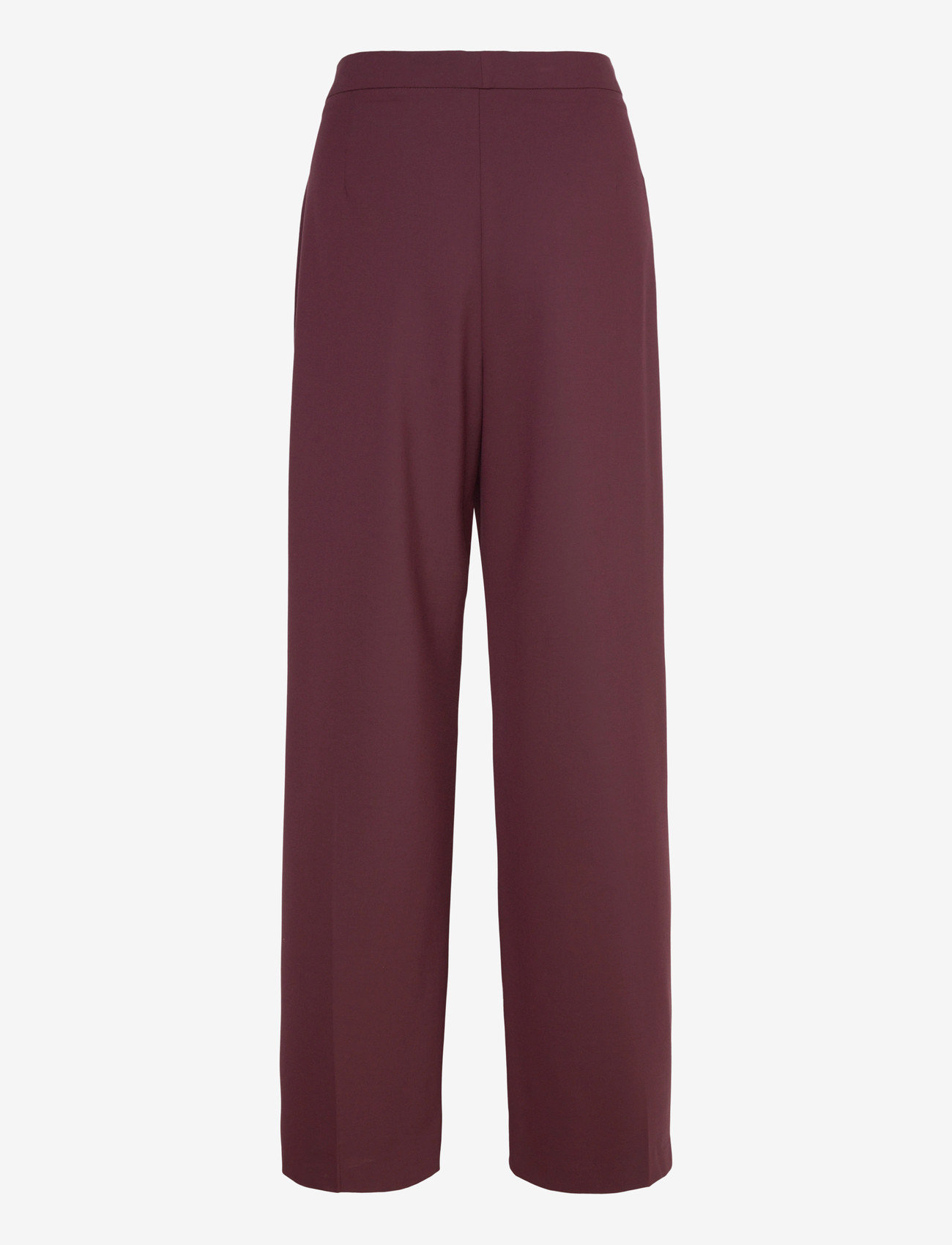 Mango - Pleated wide leg trousers - bukser med brede ben - dark red - 2