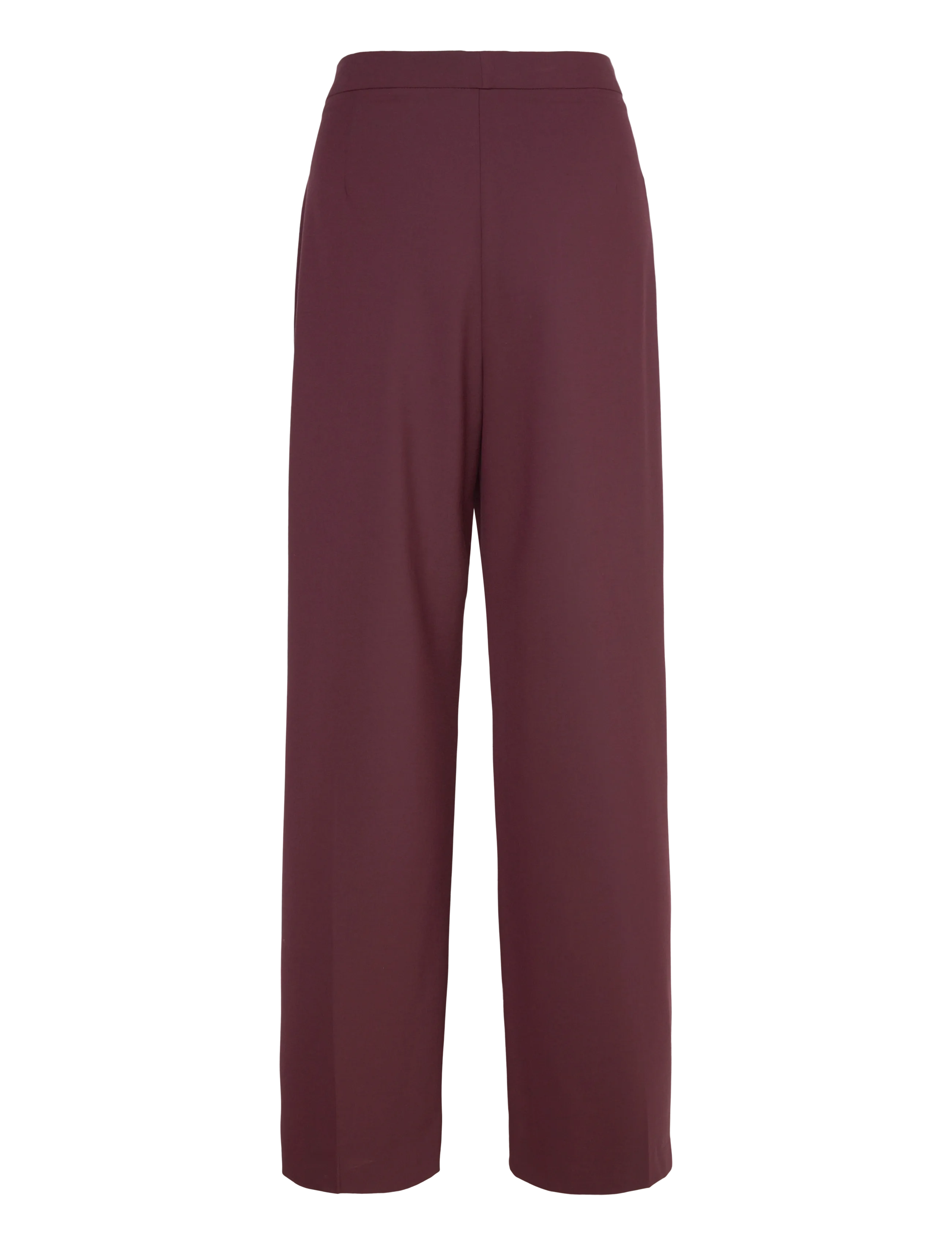 Mango - Pleated wide leg trousers - peoriided outlet-hindadega - dark red - 2