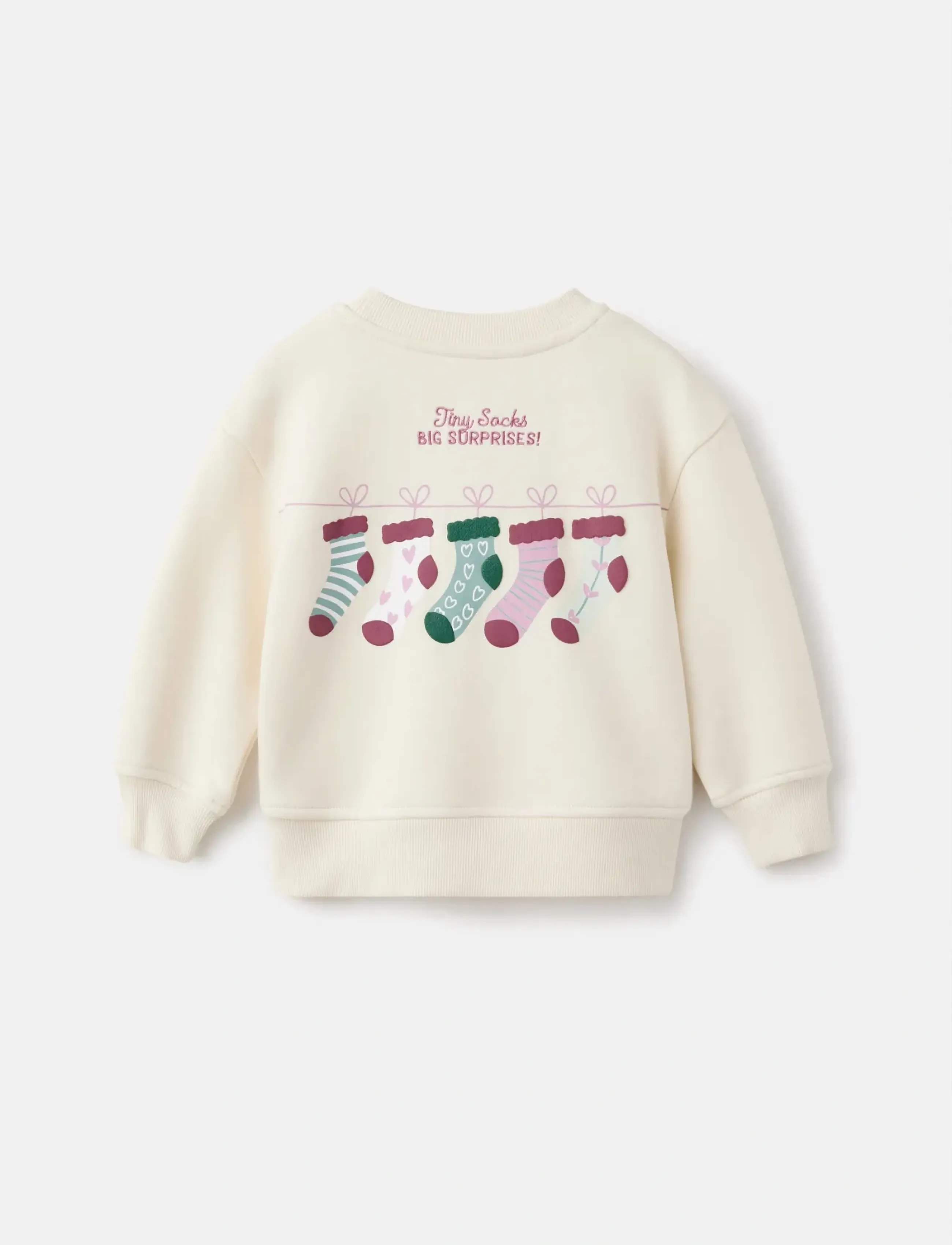 Mango Patch Sweatshirt, Børn, Sweatshirt Med Patches, Cream, Str: 18-24M