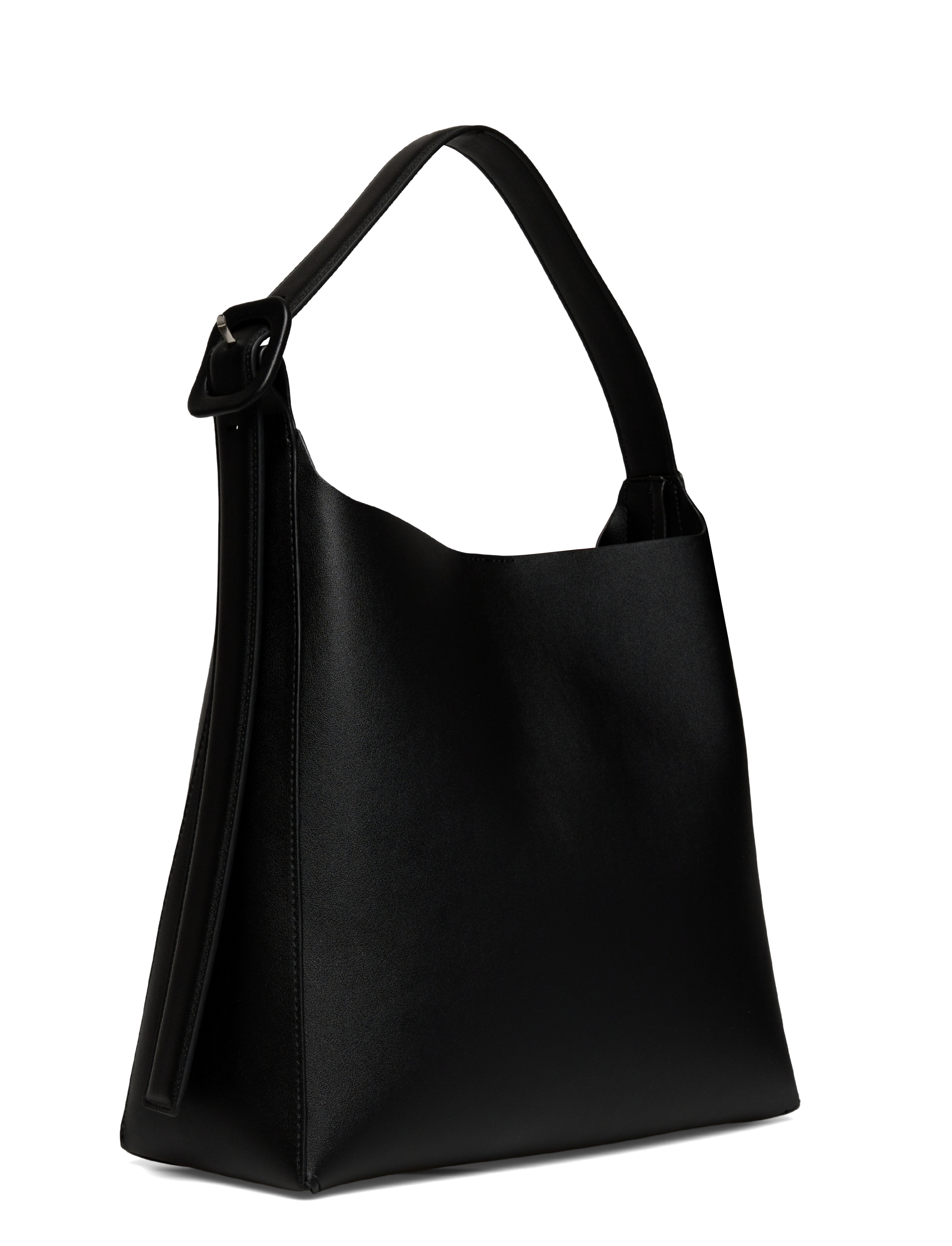 Mango - Bucket bag with buckle - black - 3