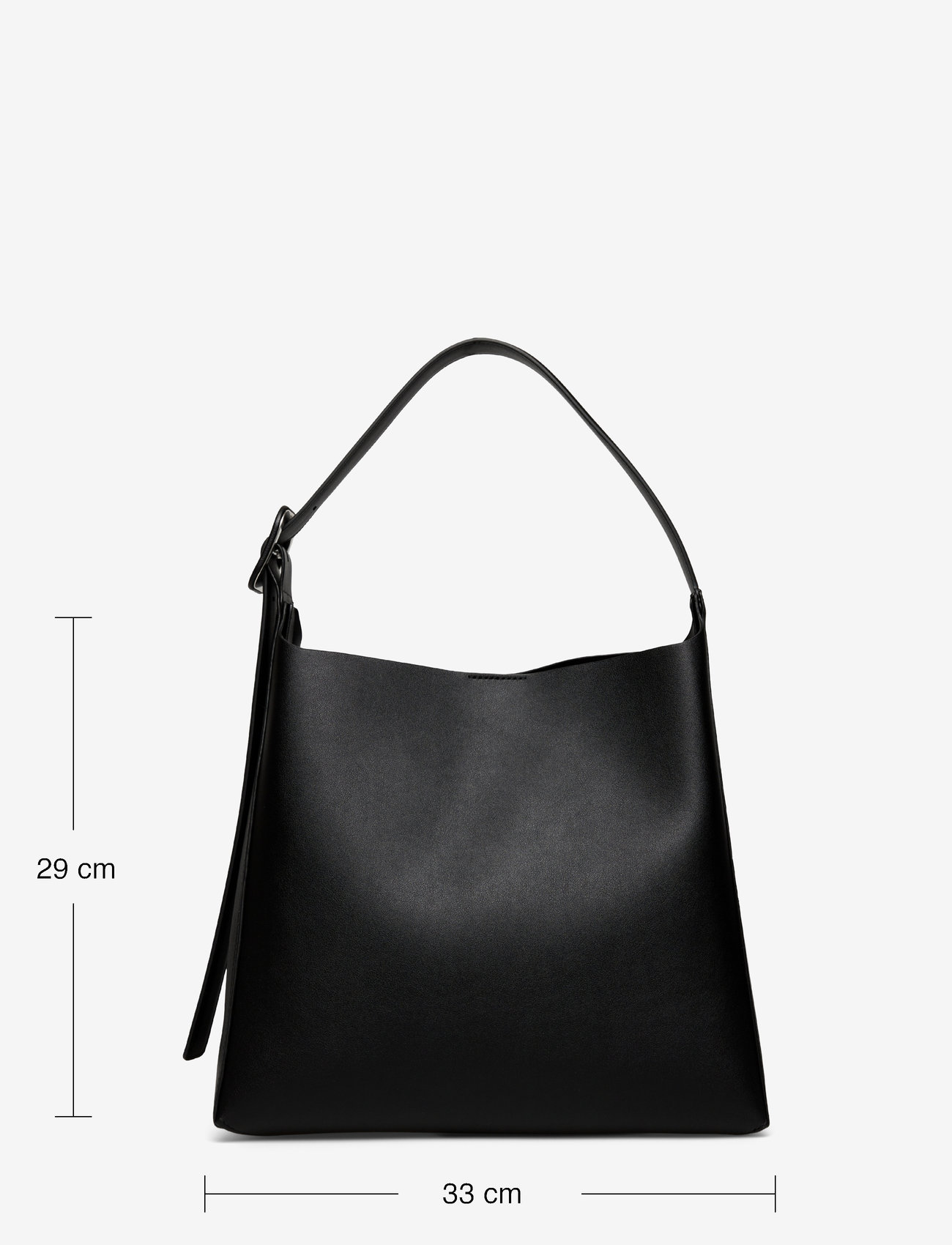 Mango - Bucket bag with buckle - black - 4