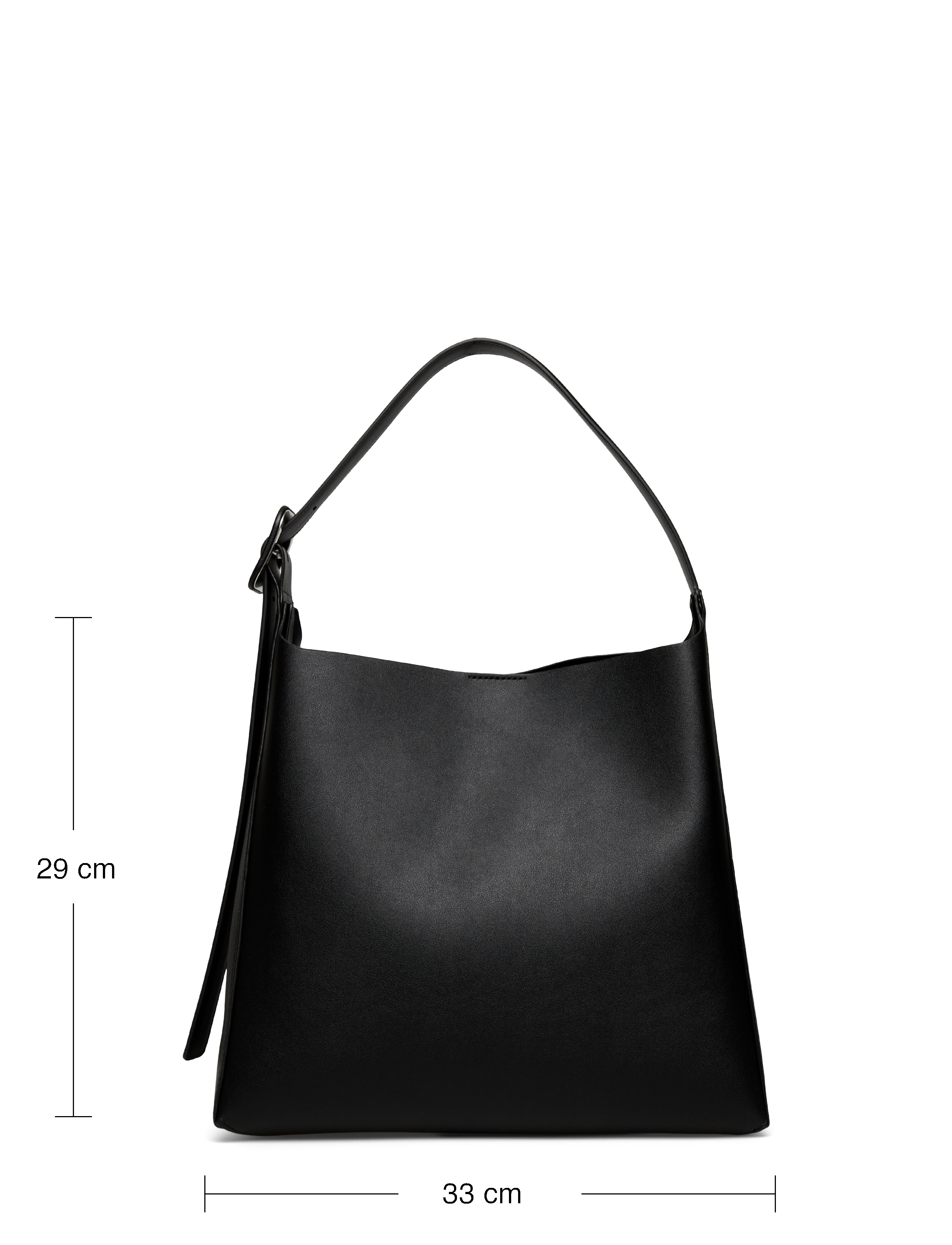 Mango - Bucket bag with buckle - black - 4