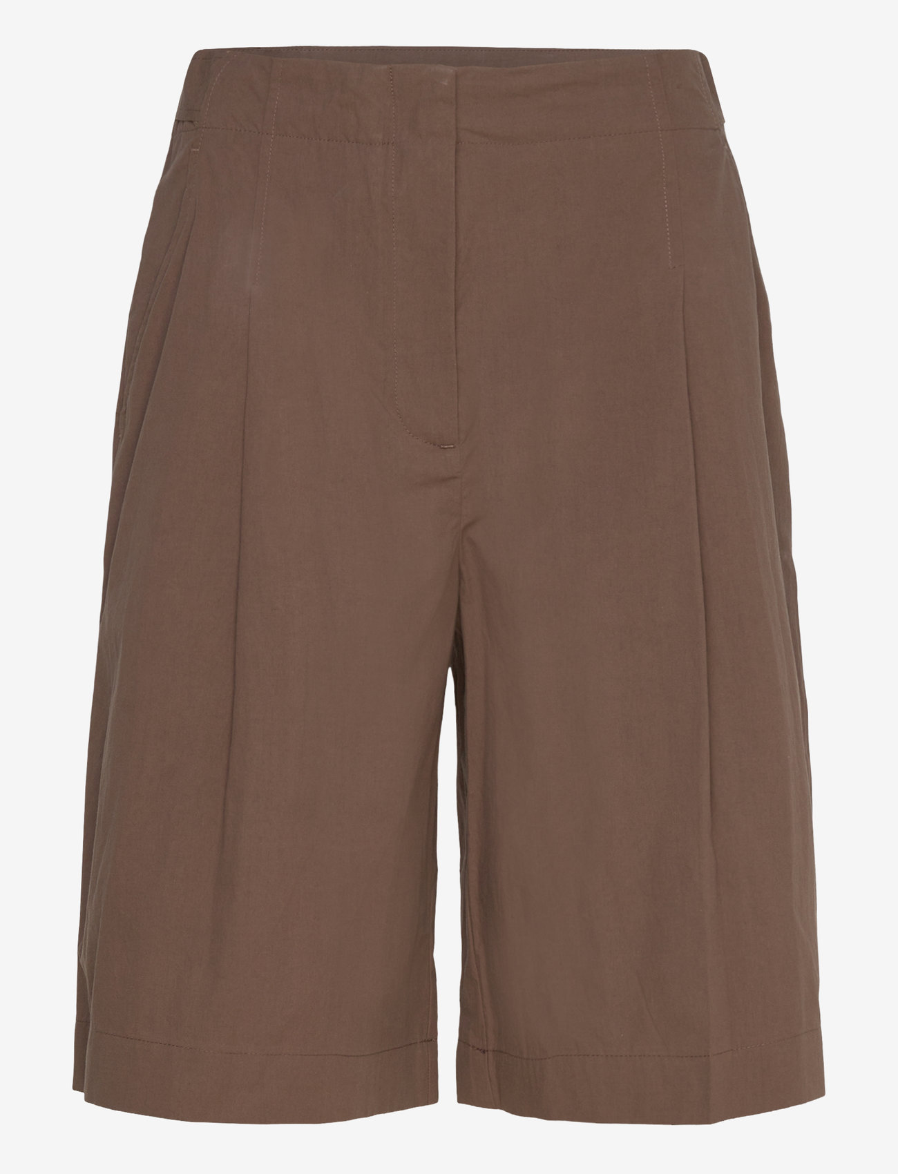 Mango - Cotton suit bermuda shorts - chino shorts - brown - 1