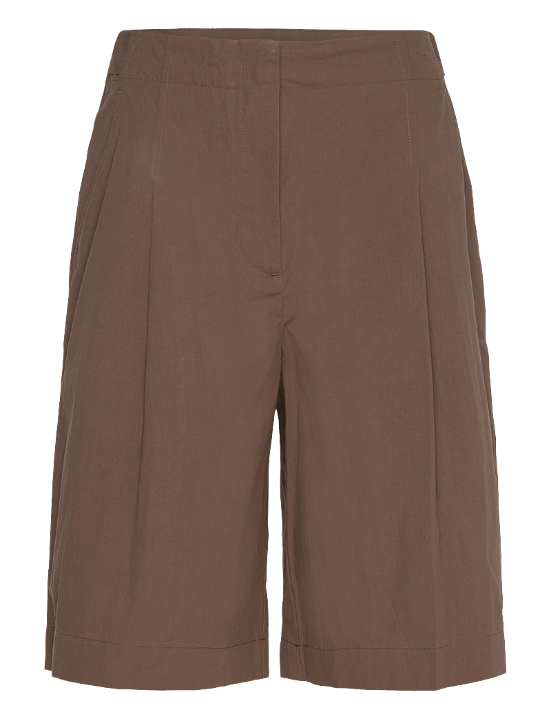 Mango - Cotton suit bermuda shorts - chino shorts - brown - 1
