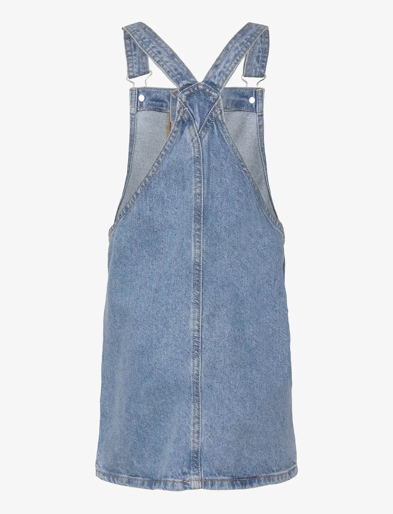 Mango - Short denim pinafore - latzkleid - open blue - 1