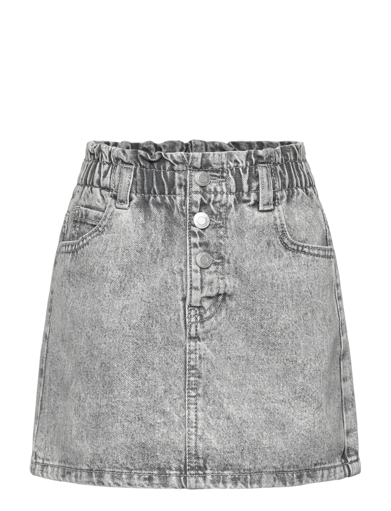 Mango Denim paperbag skirt - Mango - OPEN GREY / grey