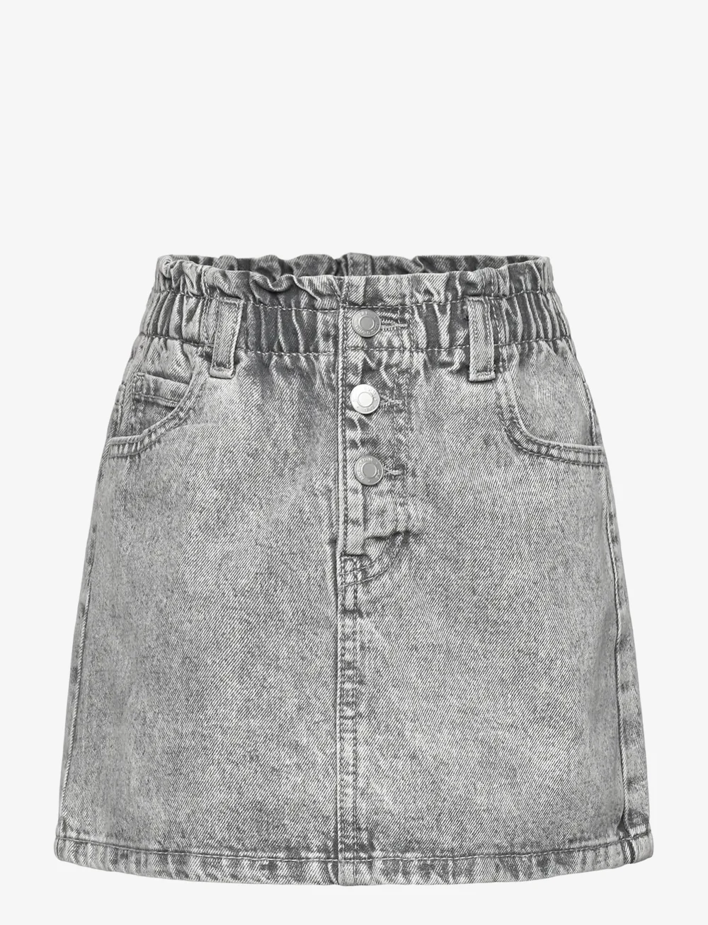 Mango - Denim paperbag skirt - jeansröcke - open grey - 1