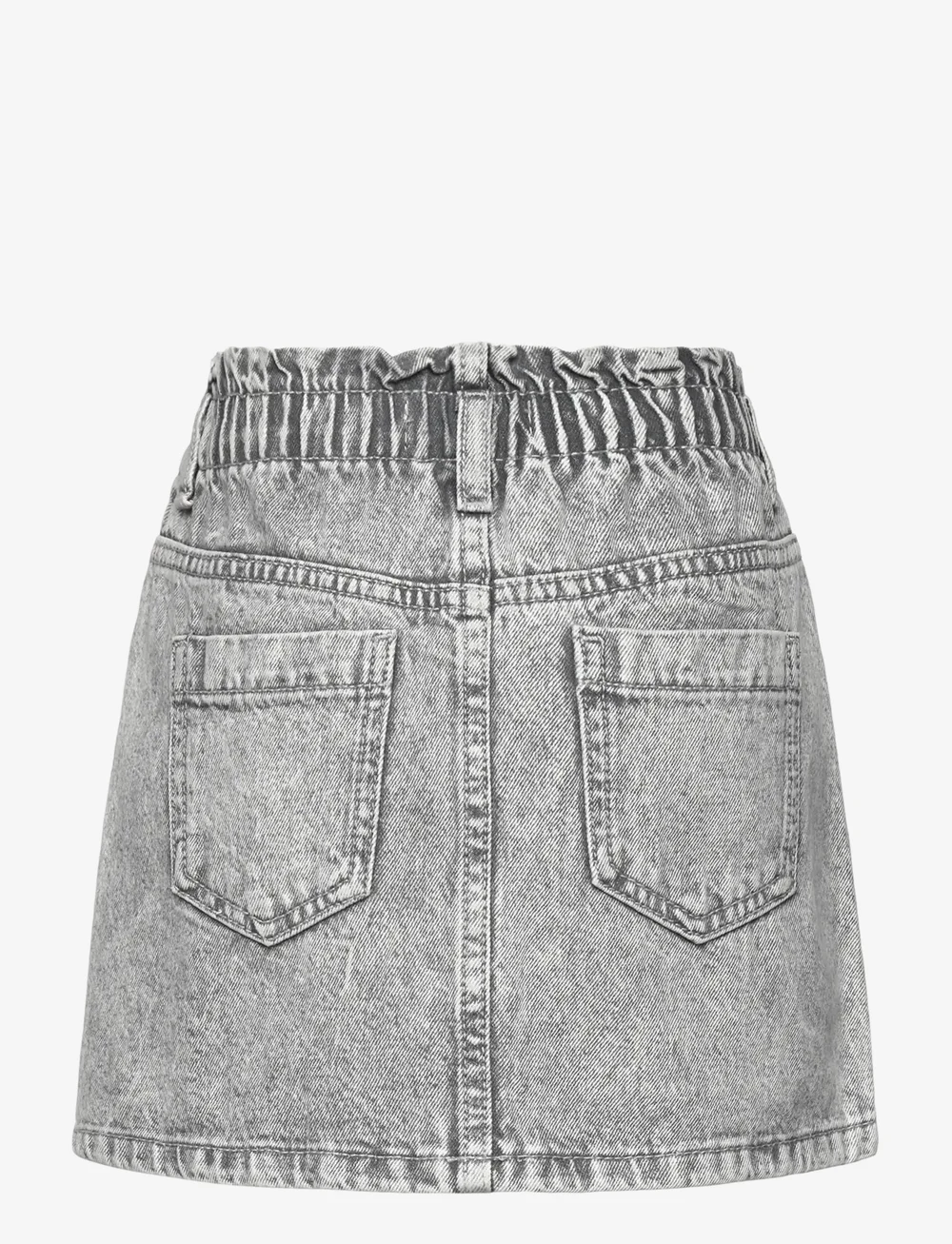 Mango - Denim paperbag skirt - jeansröcke - open grey - 2