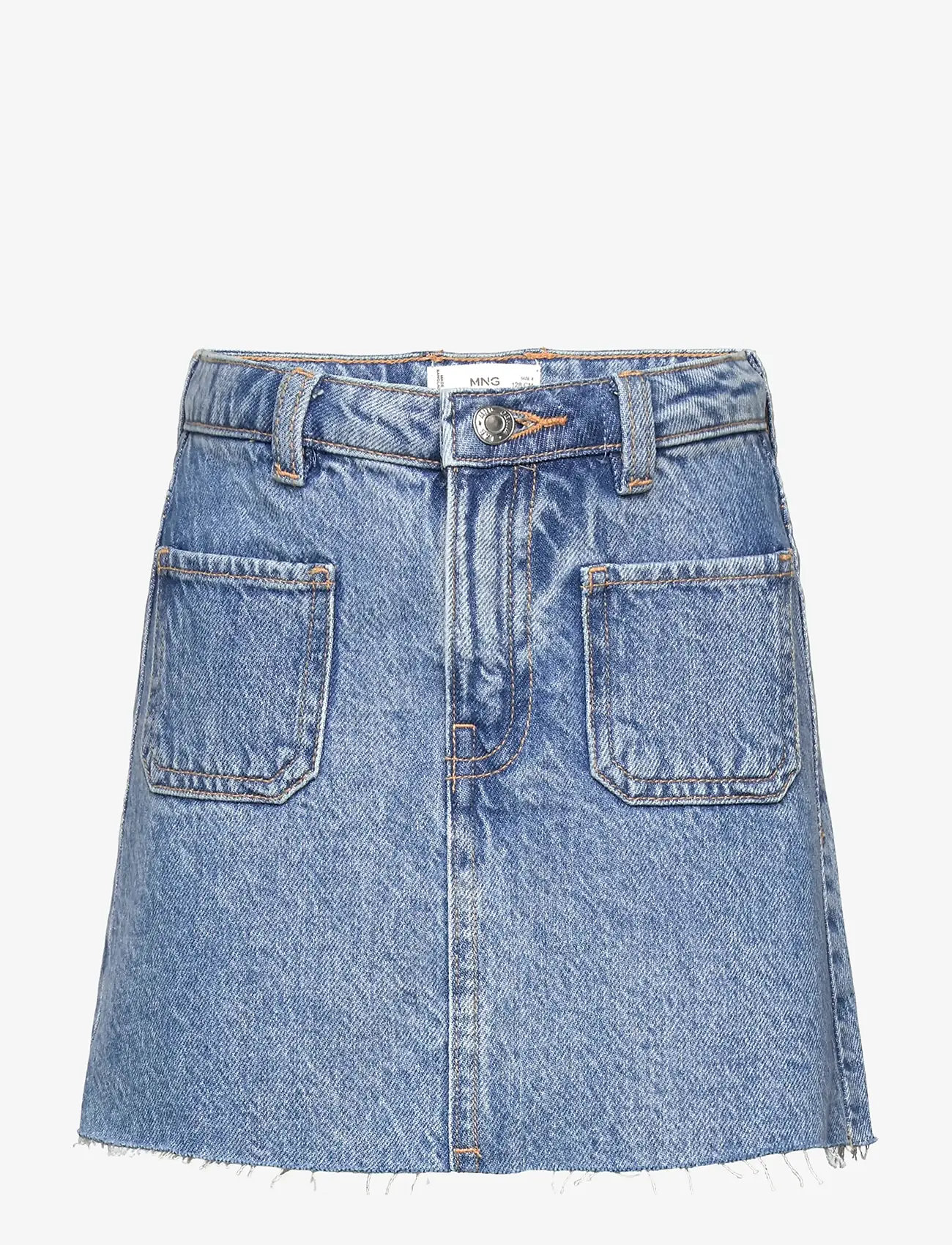 Mango - Denim short skirt - korte nederdele - open blue - 1