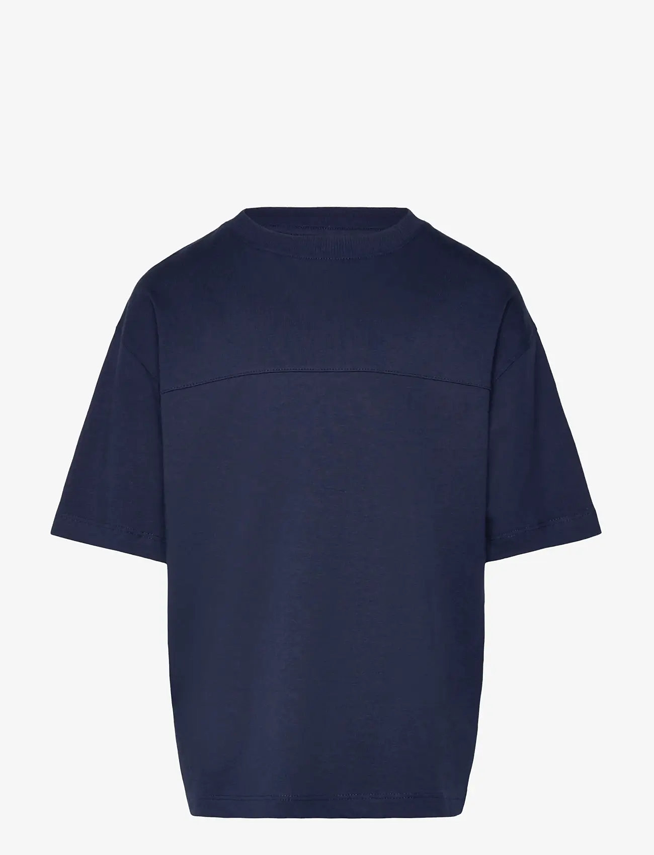Mango - Seam detail T-shirt - kortärmade t-shirts - navy - 1