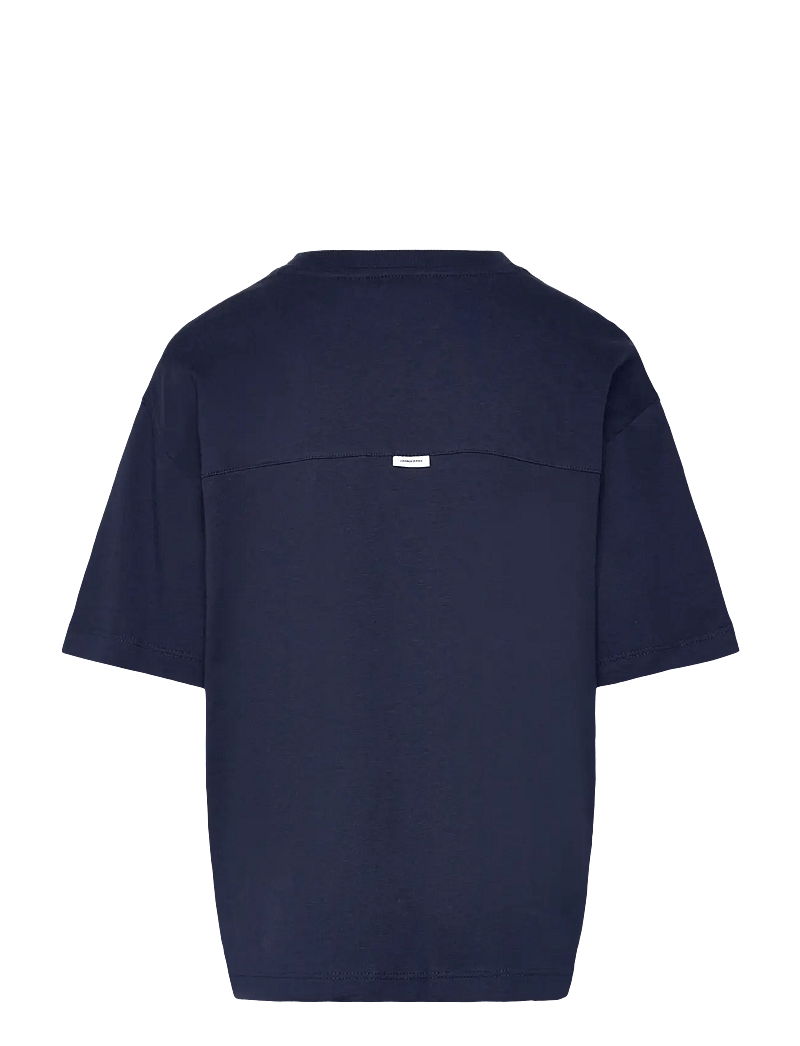Mango - Seam detail T-shirt - kortärmade t-shirts - navy - 2