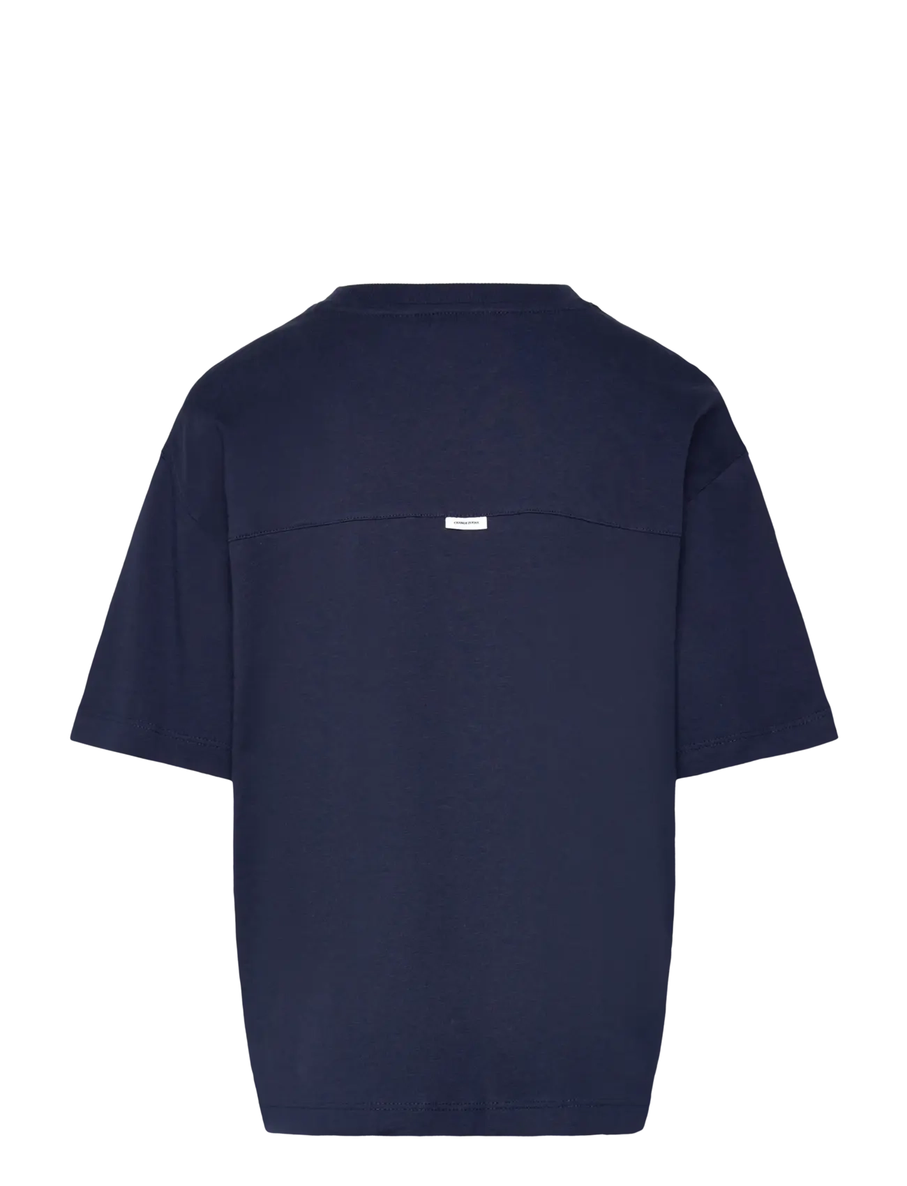 Mango - Seam detail T-shirt - navy - 2