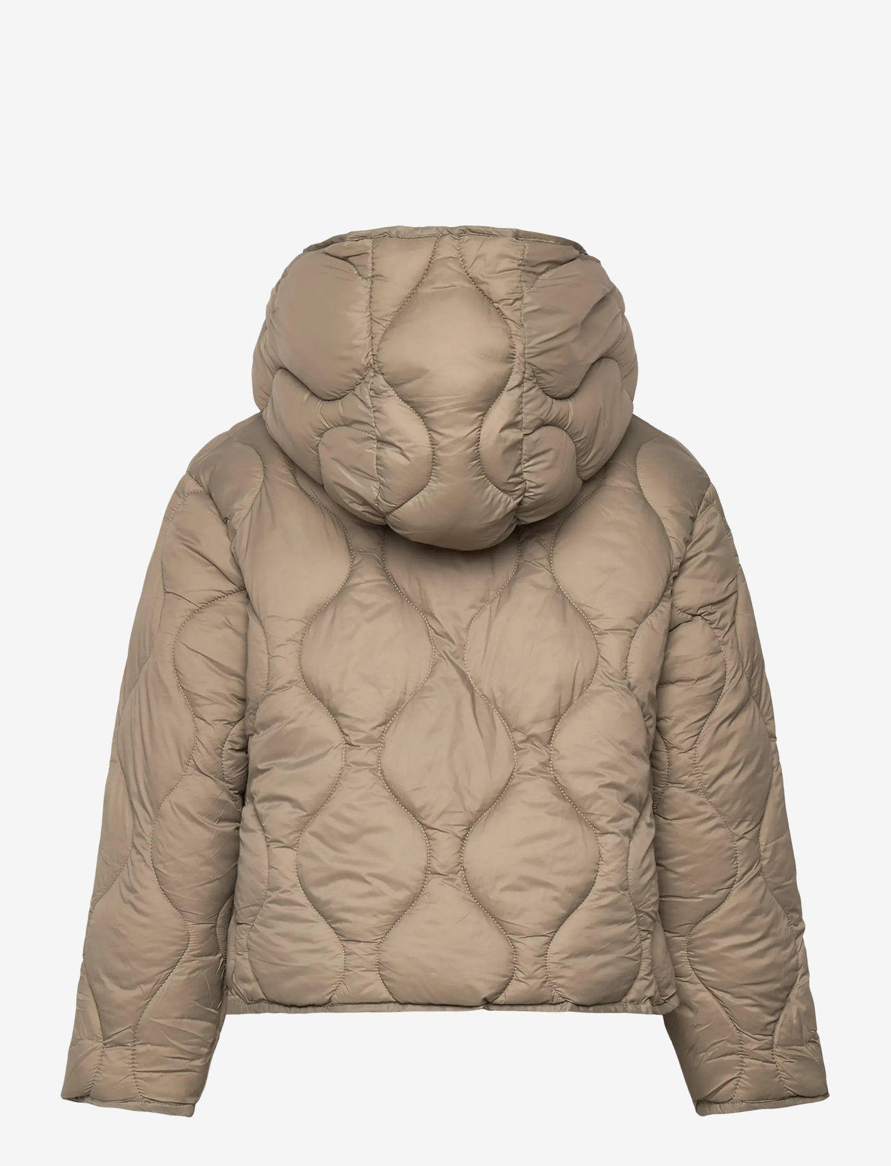 Mango - Hood puffer coat - sügisjakid - beige - khaki - 1