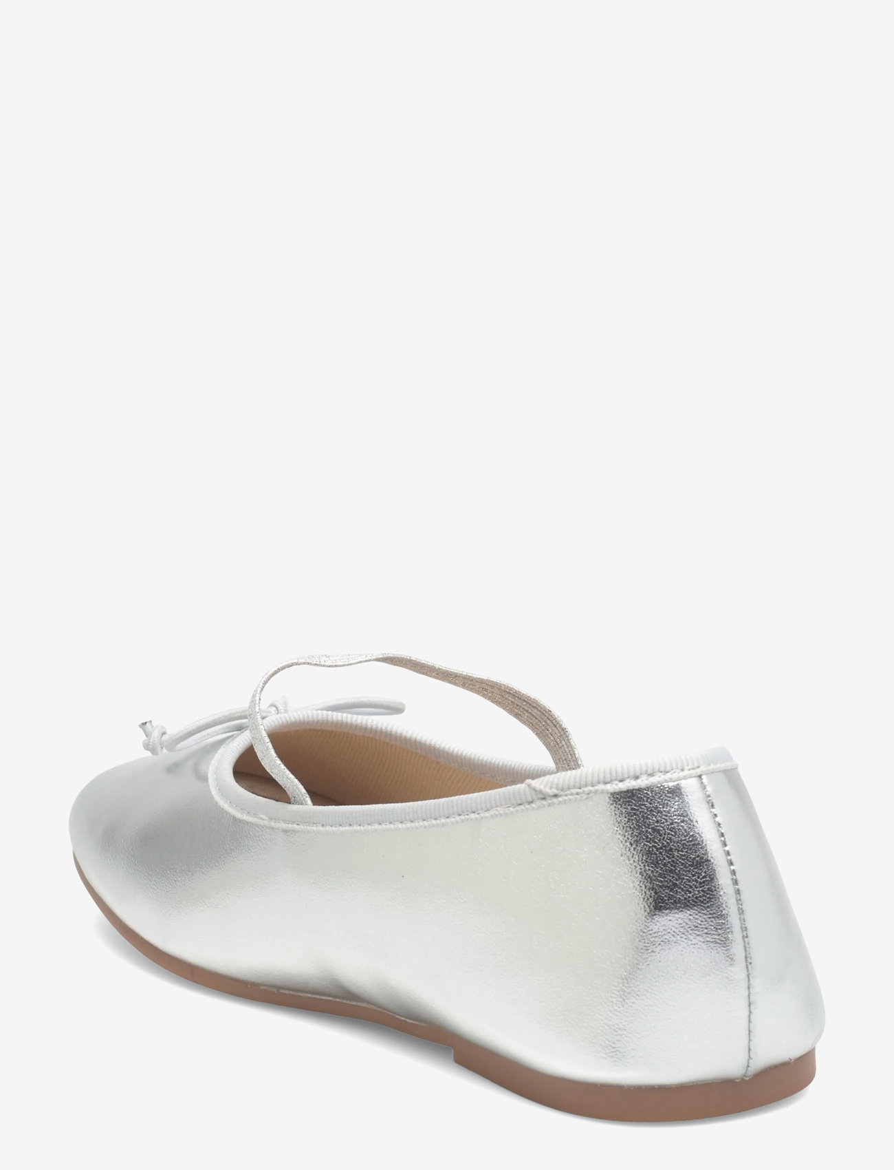 Mango - Metallic ballet flats with bow - die niedrigsten preise - silver - 2