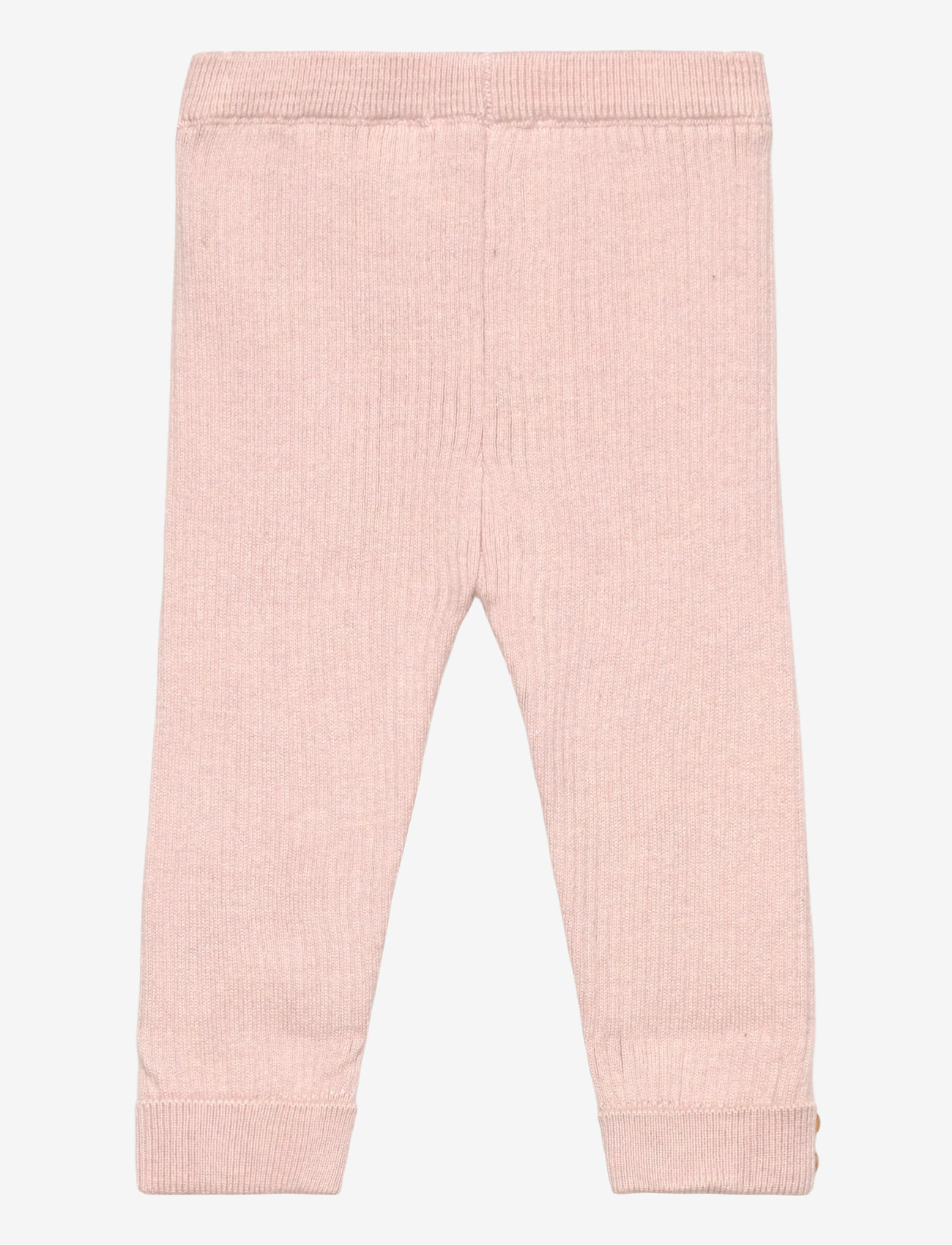 Mango - Ribbed knitted leggings - leggings - lt-pastel pink - 1
