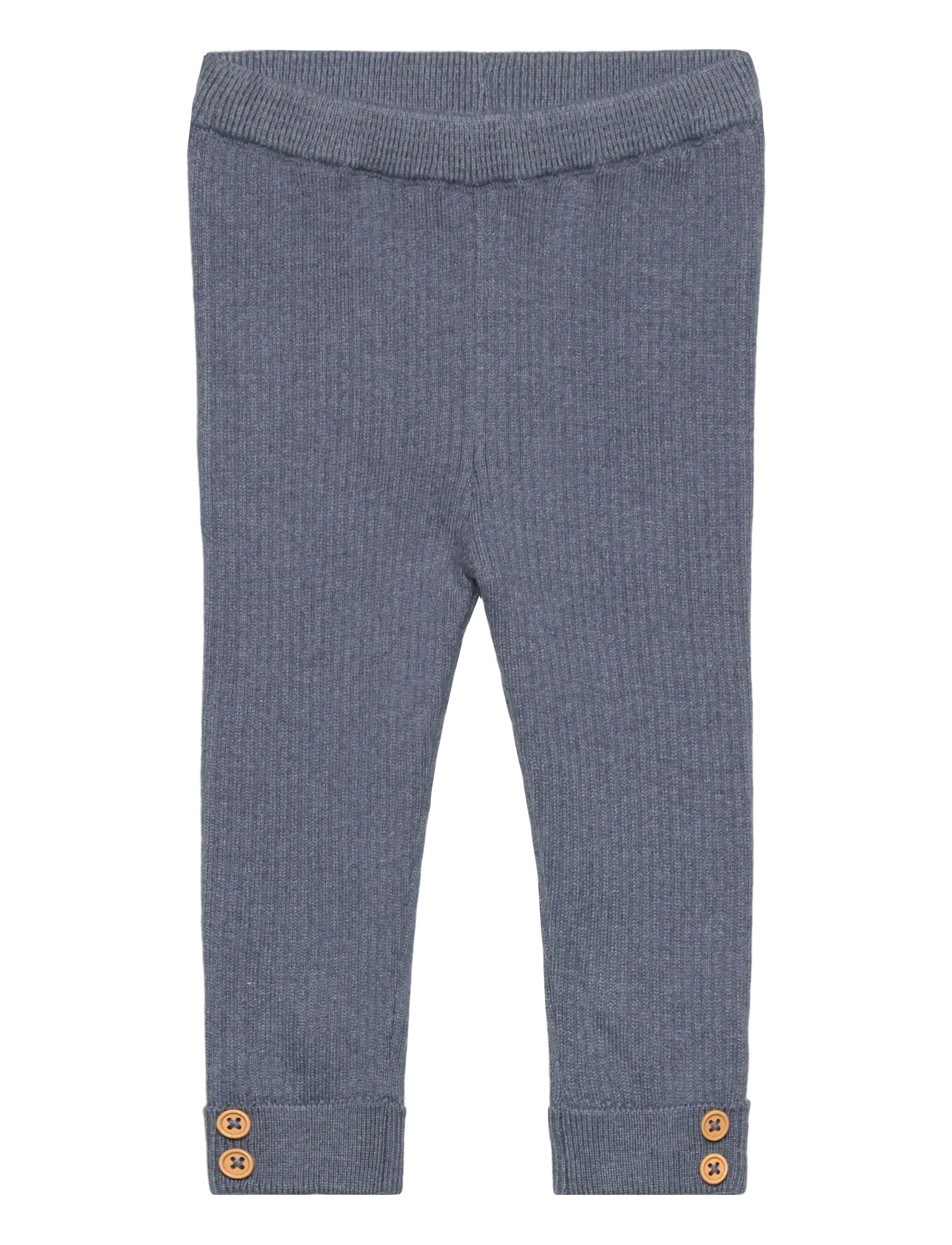 Mango Ribbed knitted leggings - 4 for 3 - MEDIUM BLUE / blue