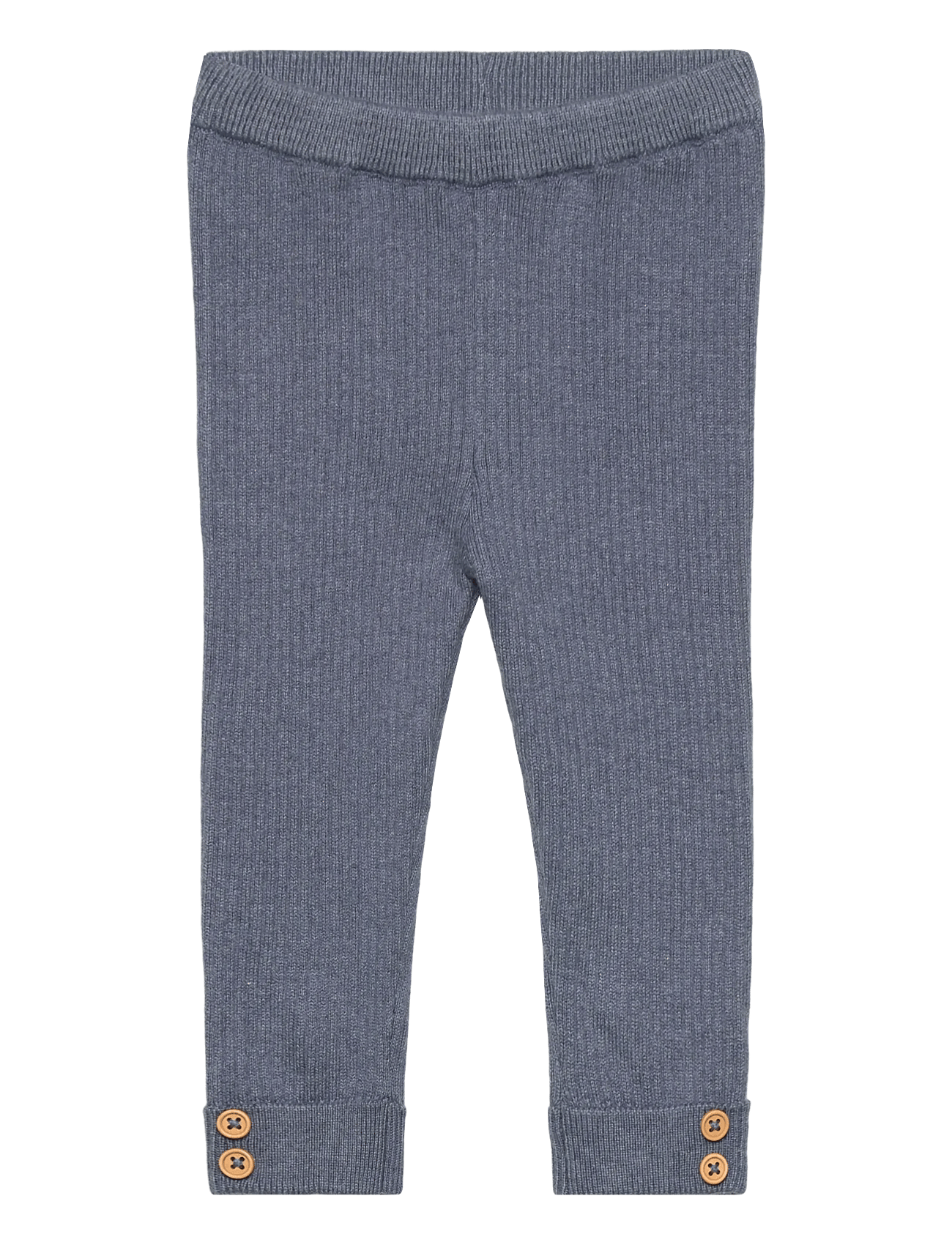 Ribbed knitted leggings - MEDIUM