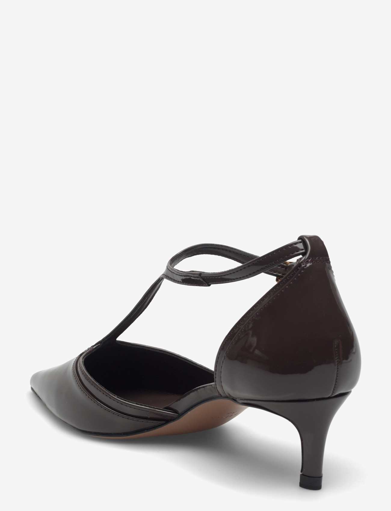 Mango - Kitten-heel patent leather shoes - pumps - beige - khaki - 2