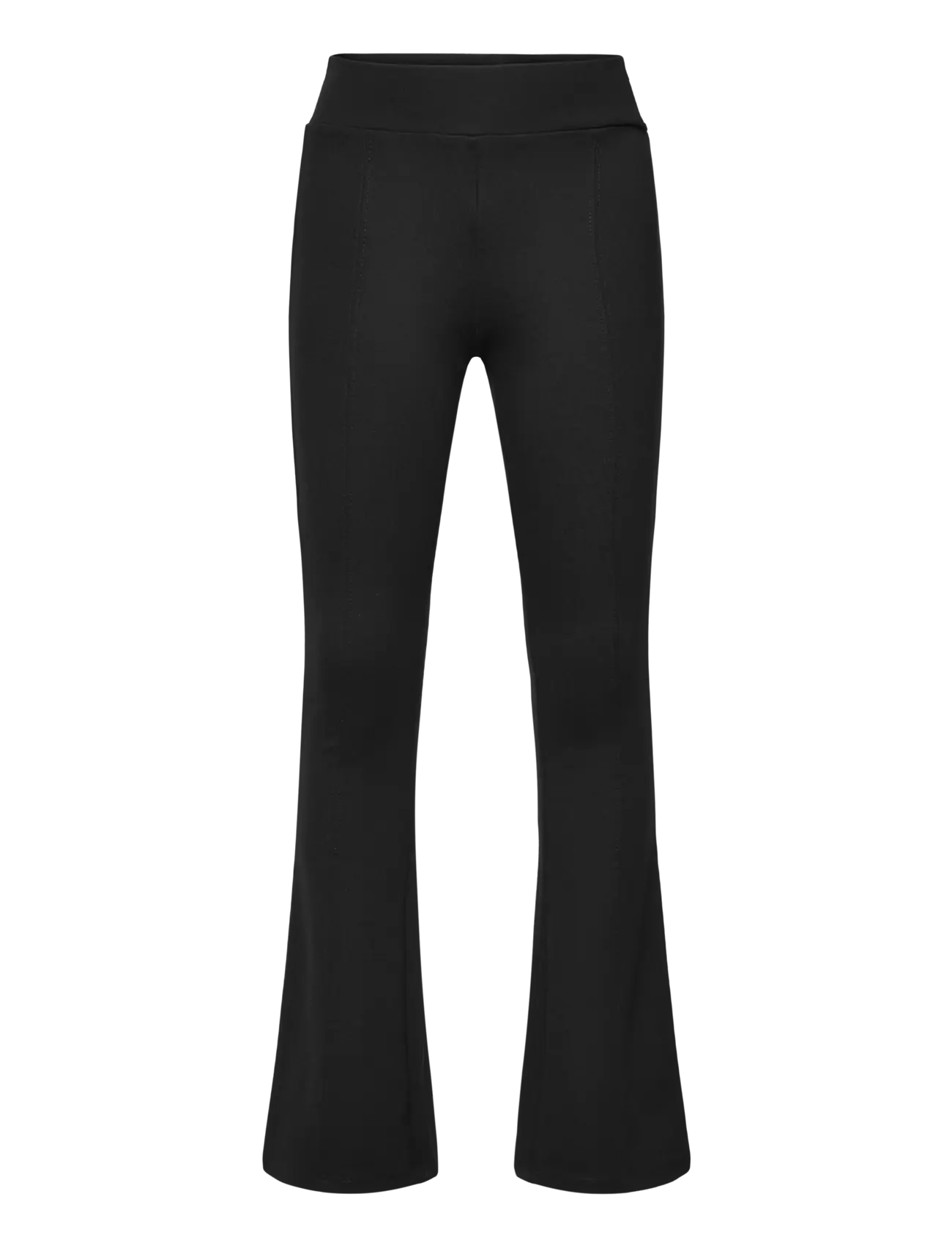 Flared leggings - BLACK