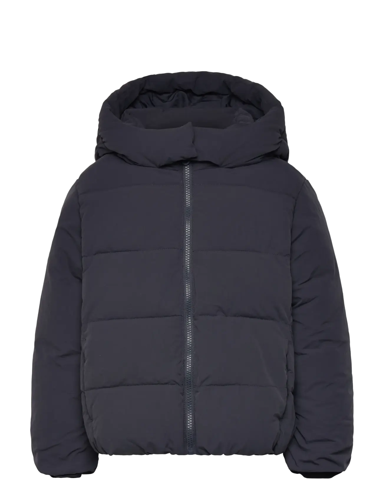 MANGO Hood Puffer Mantel Schwarz - 128 - Kinder