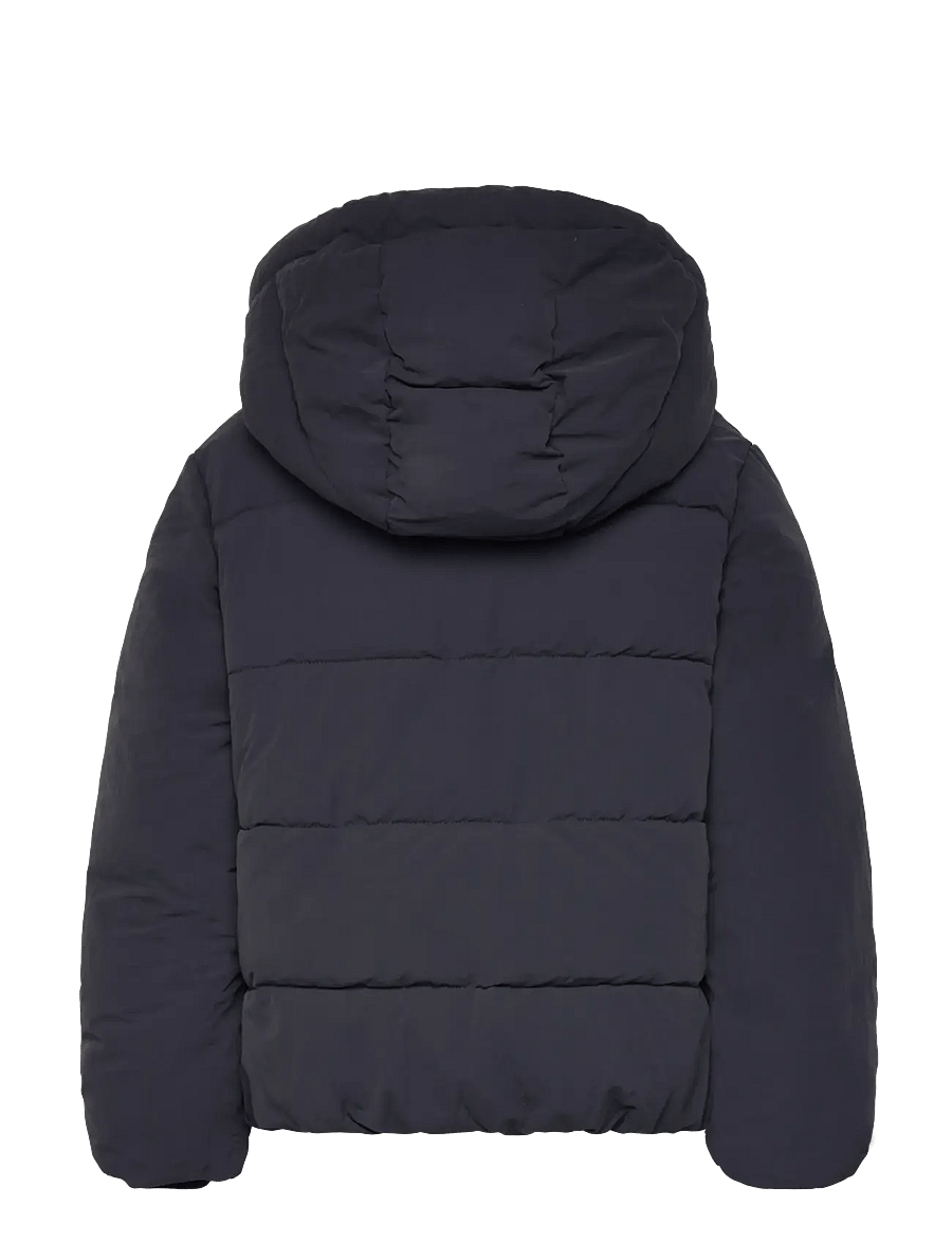Mango - Hood puffer coat - vinterjackor - navy - 2