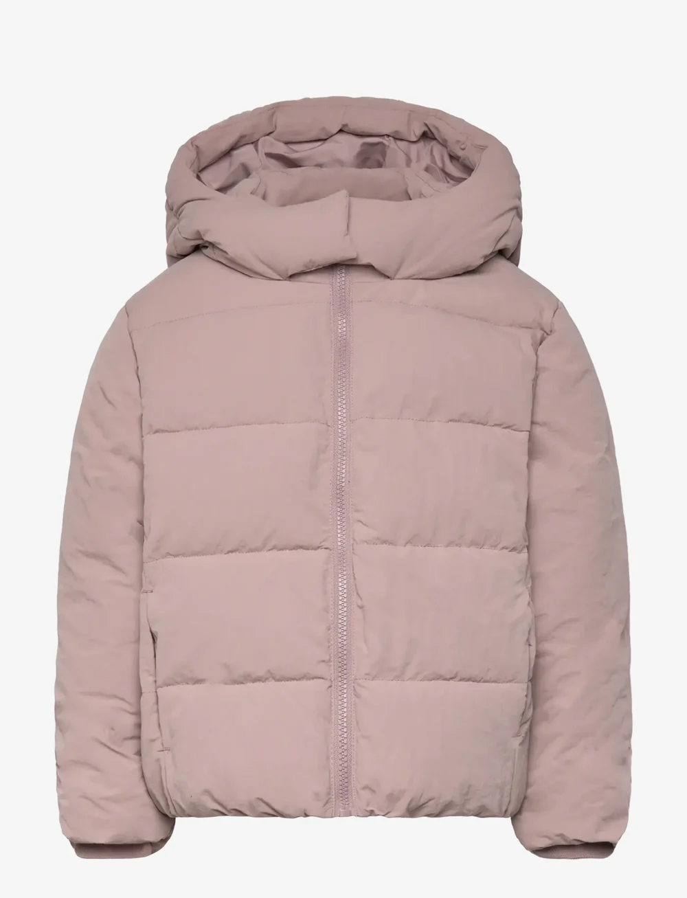 Mango - Hood puffer coat - winterjacke - pink - 0