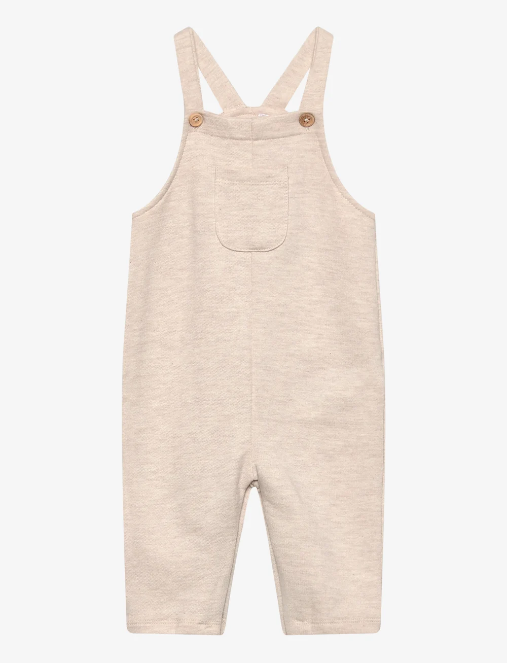 Mango - Long cotton dungarees - overalls - lt pastel brown - 0