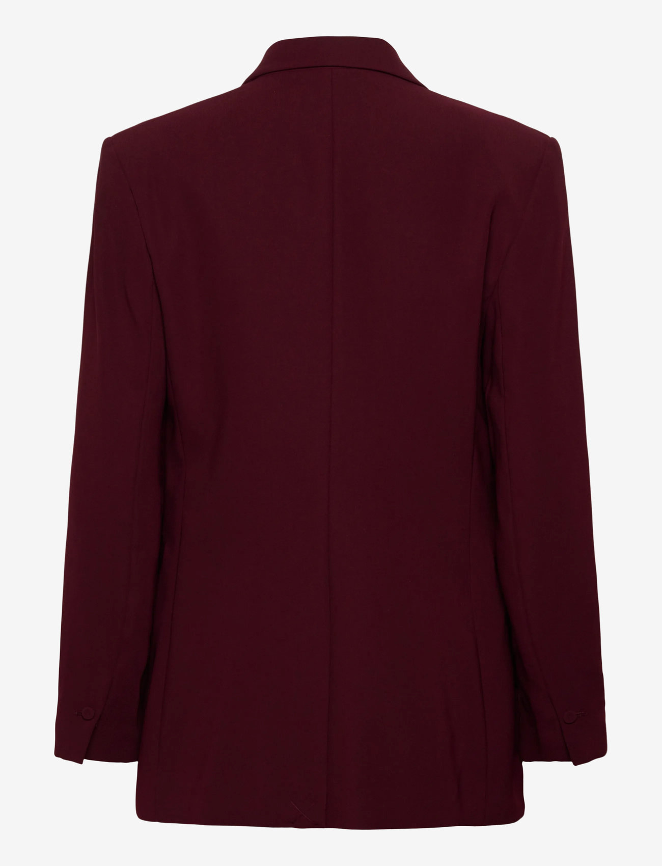 Mango - Double-breasted suit blazer - dark red - 2