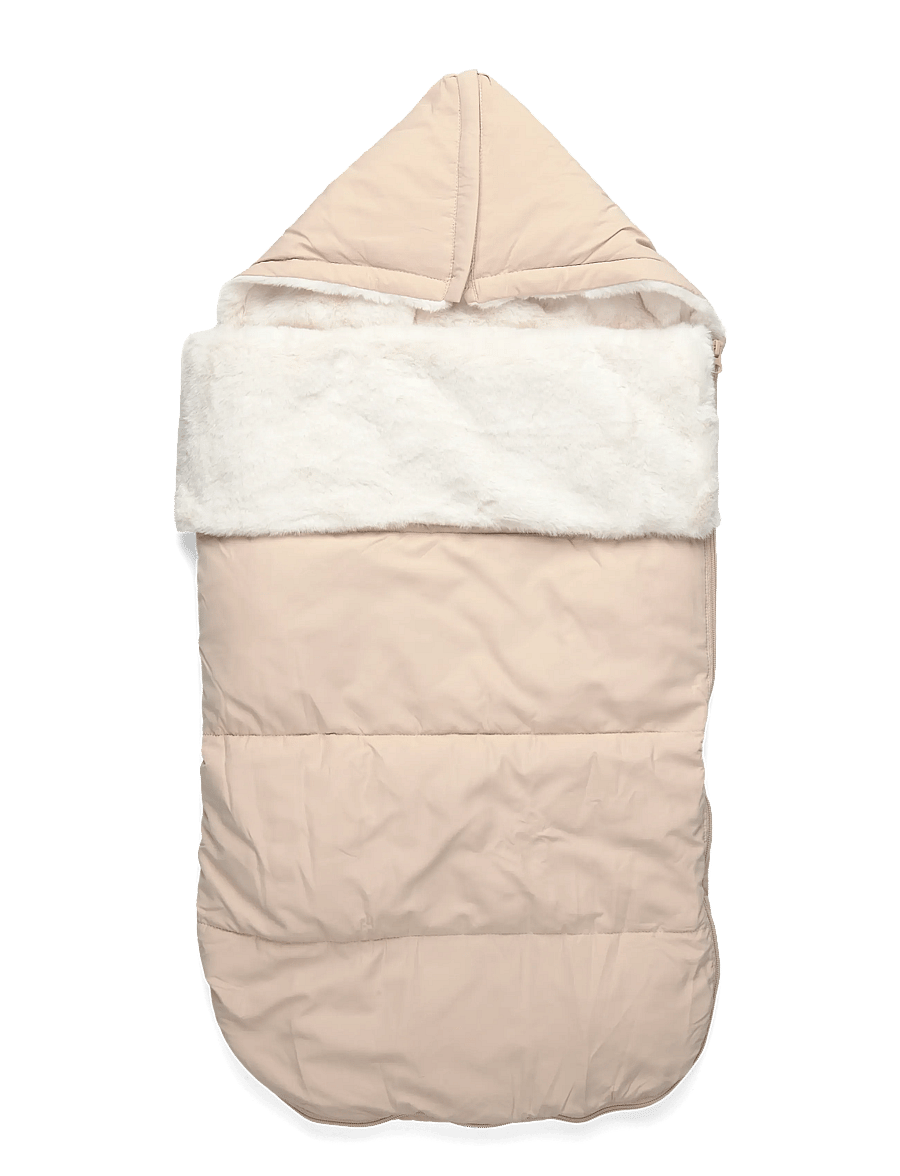 Mango - Fur-effect walking bag - barnvagnar & tillbehör - light beige - 0