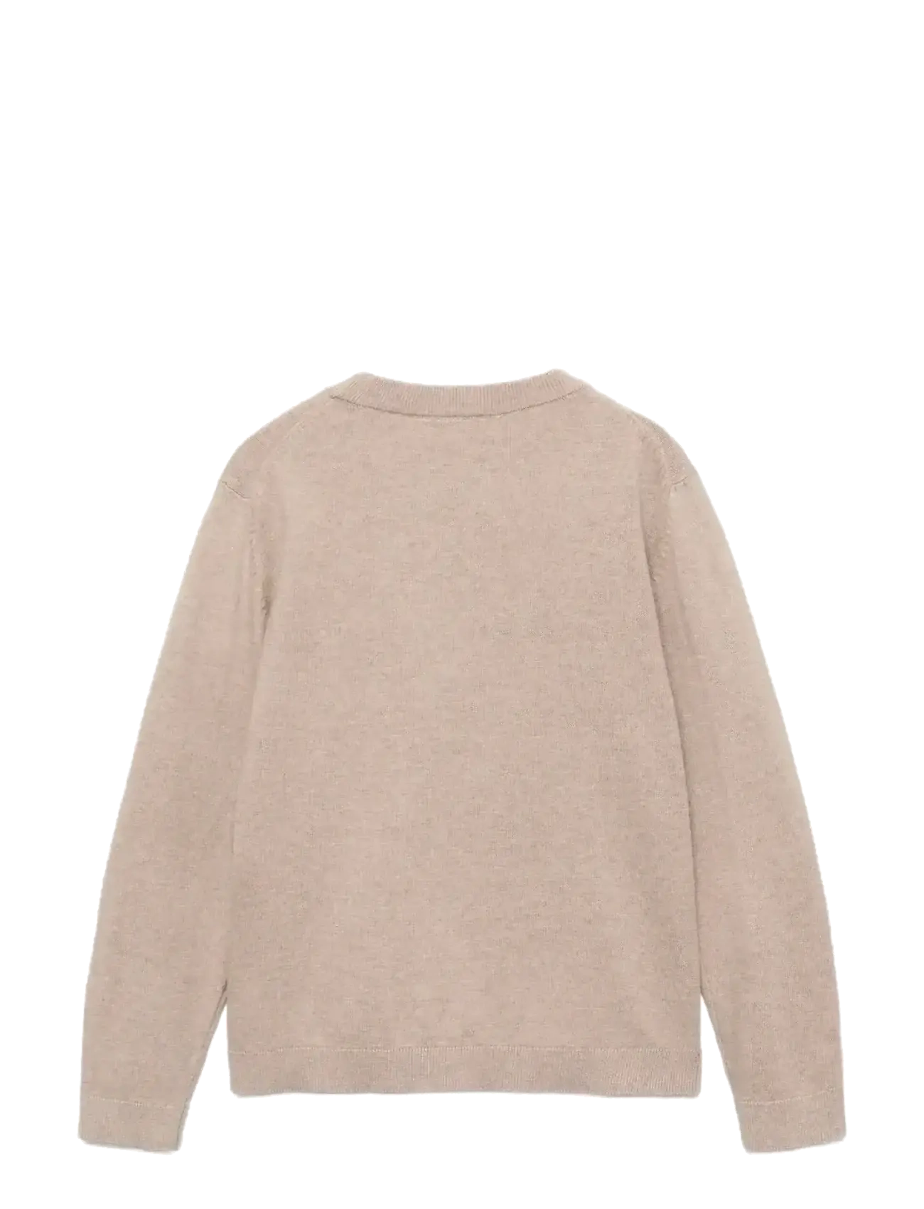 Mango - Essential cotton-blend sweater - trøjer - light beige - 1