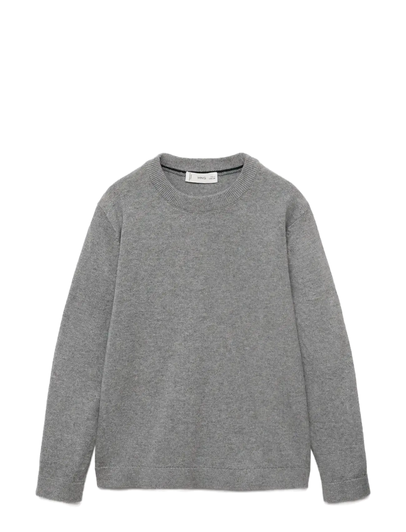 Mango Essential cotton-blend sweater - 4 for 3 - MEDIUM GREY / grey