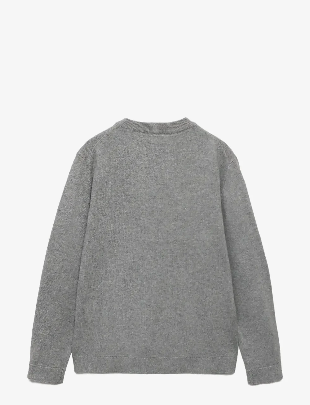 Mango - Essential cotton-blend sweater - pullover - medium grey - 1