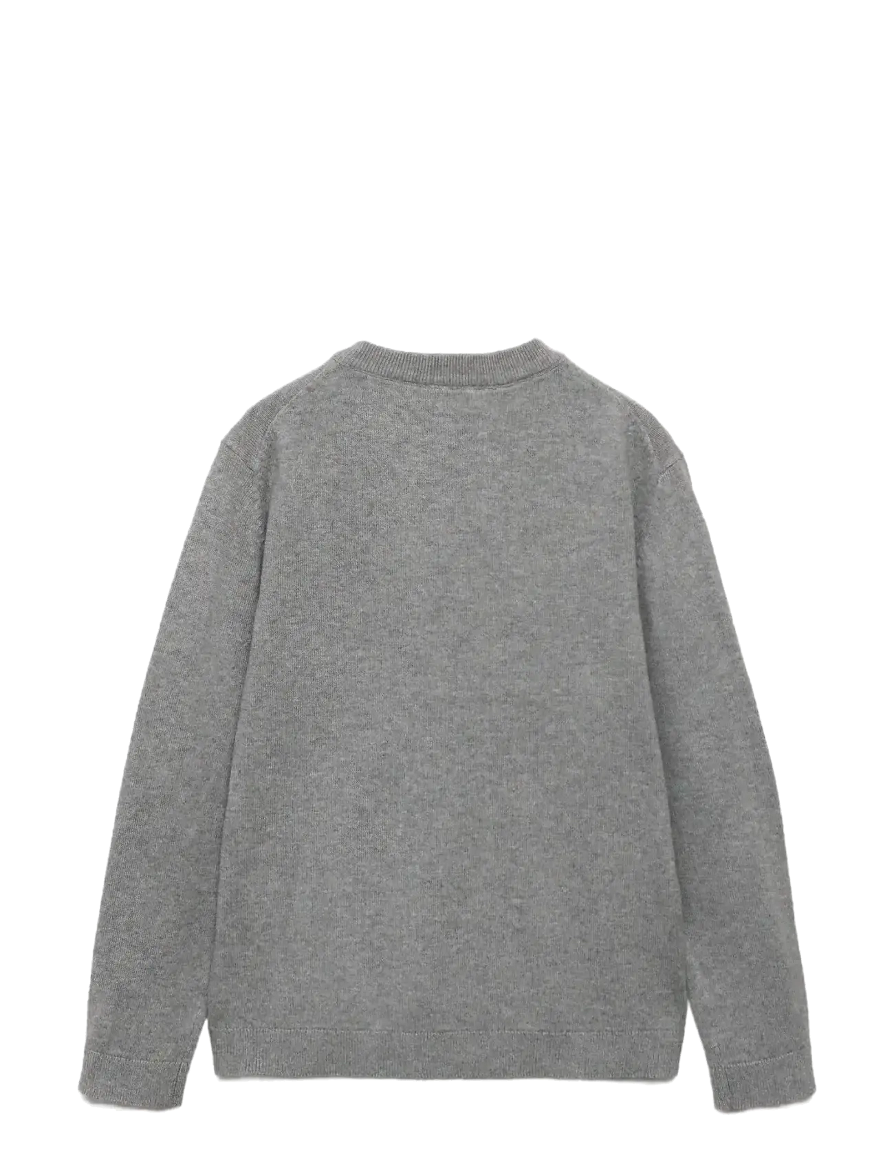 Mango - Essential cotton-blend sweater - trøjer - medium grey - 2