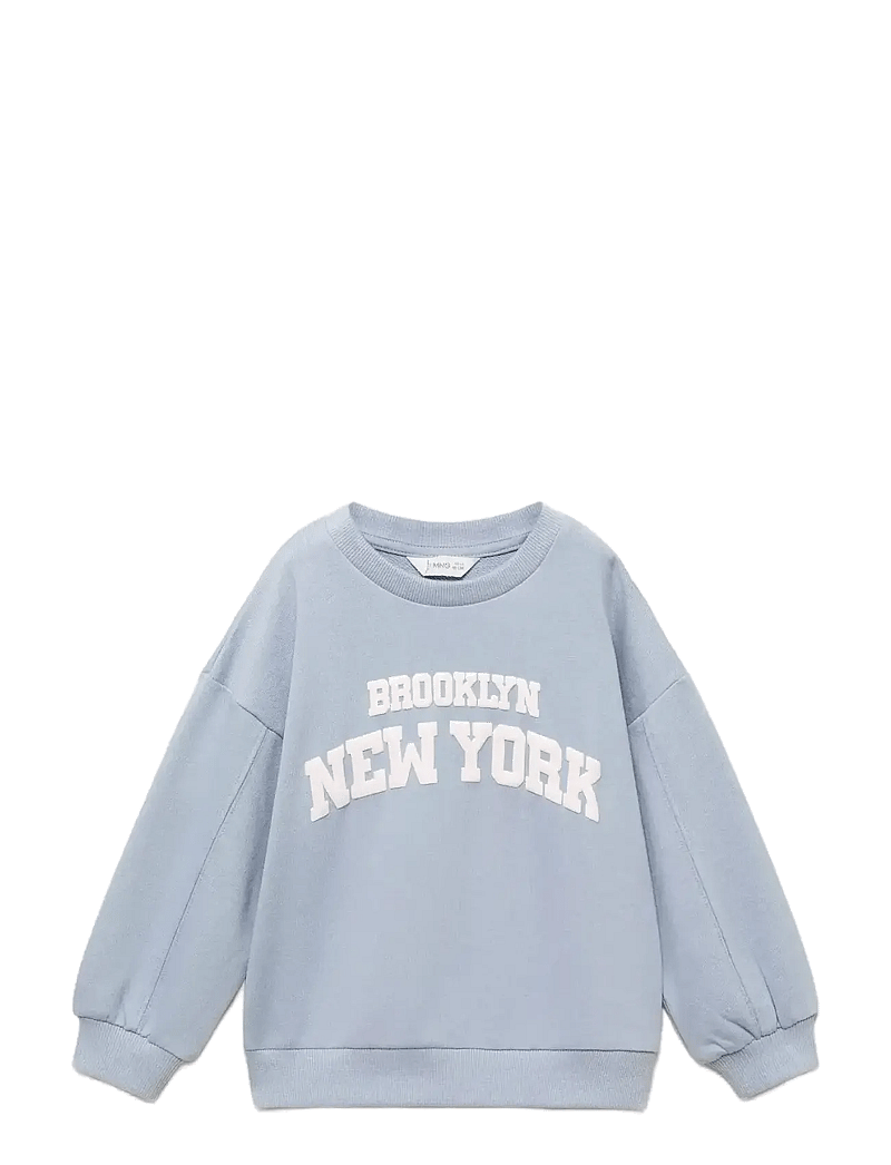 Mango - New York sweatshirt - sweatshirts - medium blue - 0