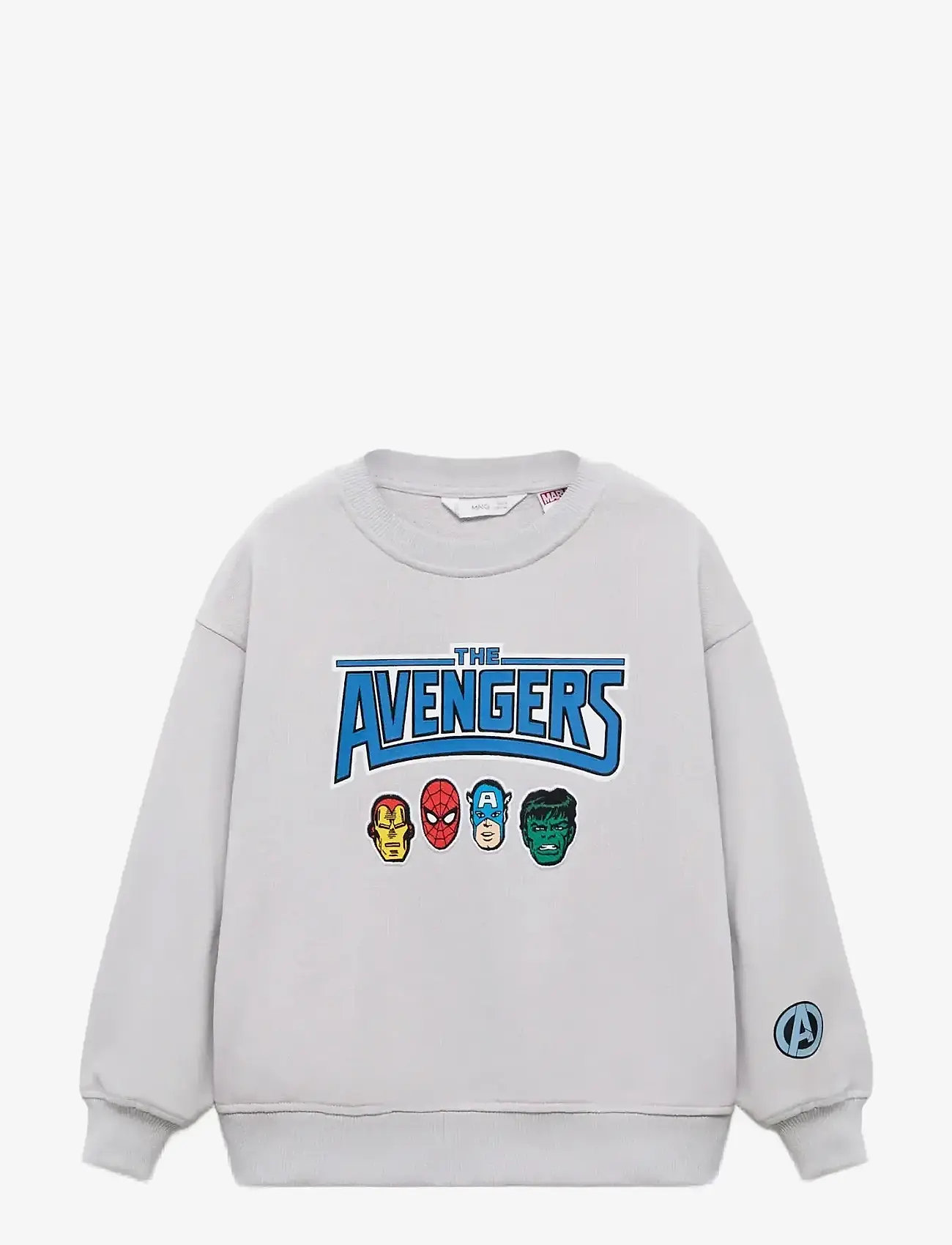 Mango - Avengers cotton hoodie - autumn clothing - natural white - 0