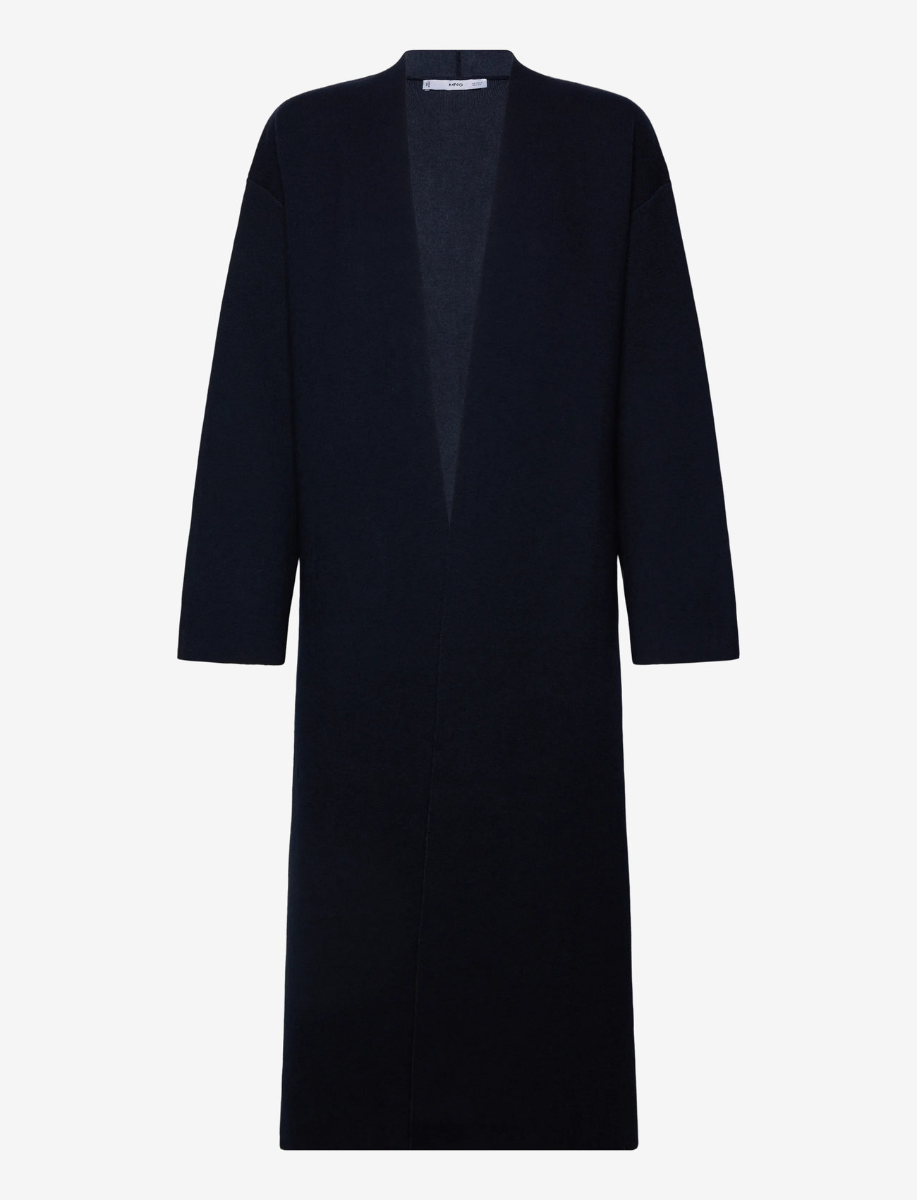 Mango - Knitted long coat - sügisesed riided - navy - 0