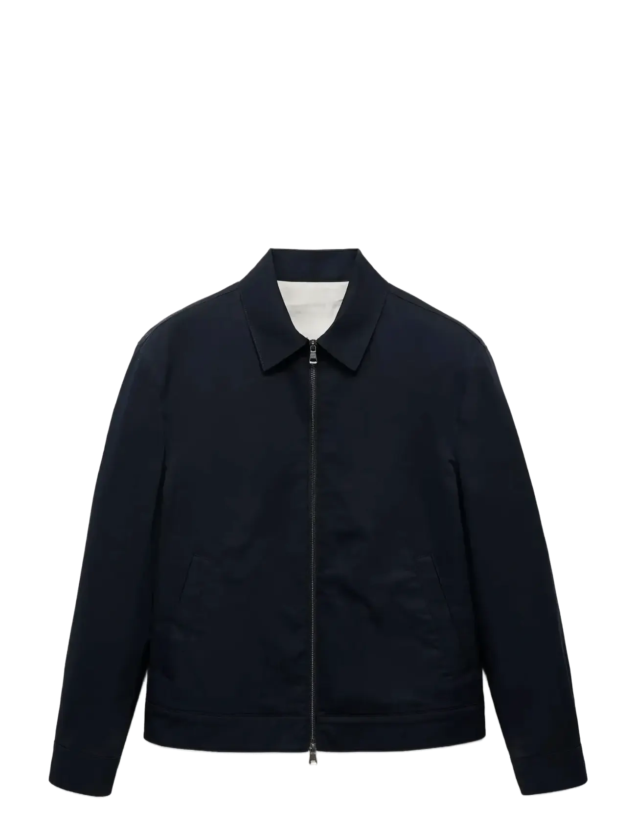 Mango Zipper cotton jacket - Jackor & rockar - DARK BLUE / navy