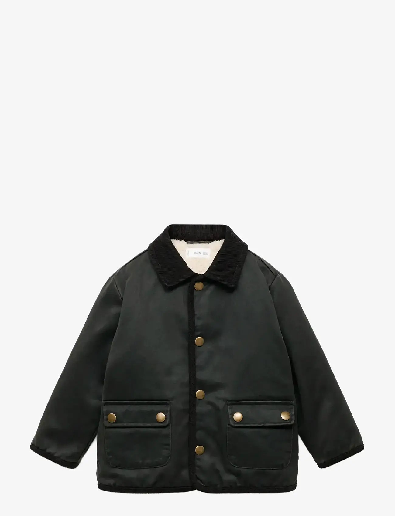 Mango - Waxed-effect parka - ytterkläder - beige - khaki - 0