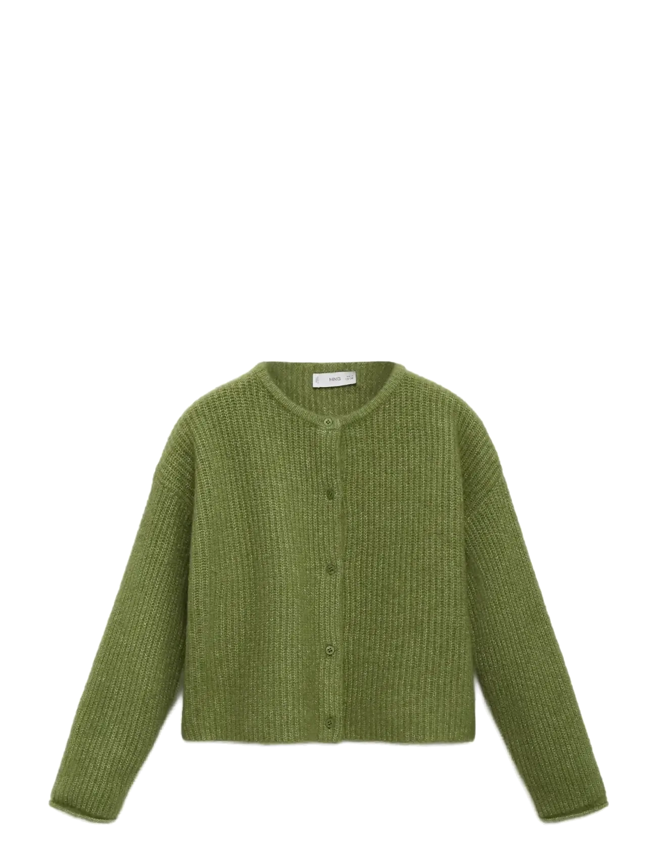 Knitted button cardigan - GREEN
